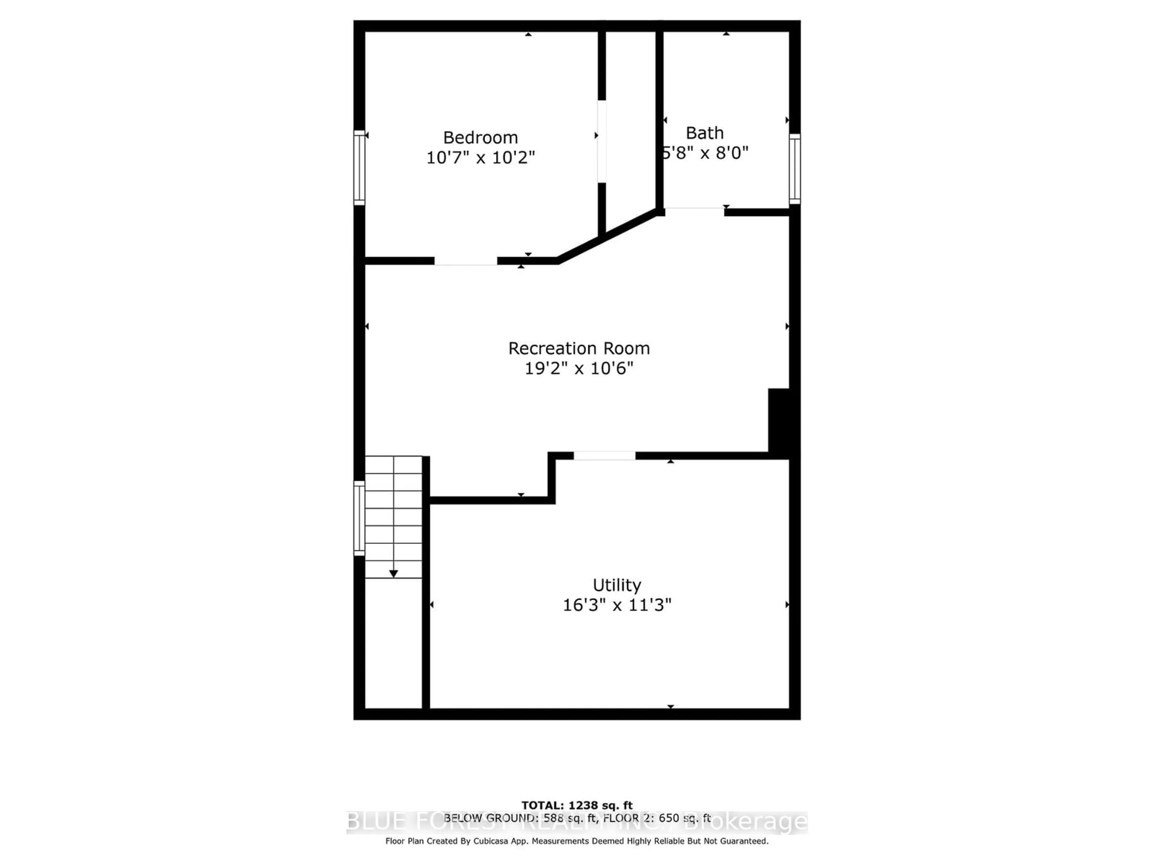 Floor plan for 85 Brisbin St, London Ontario N5Z 2L7