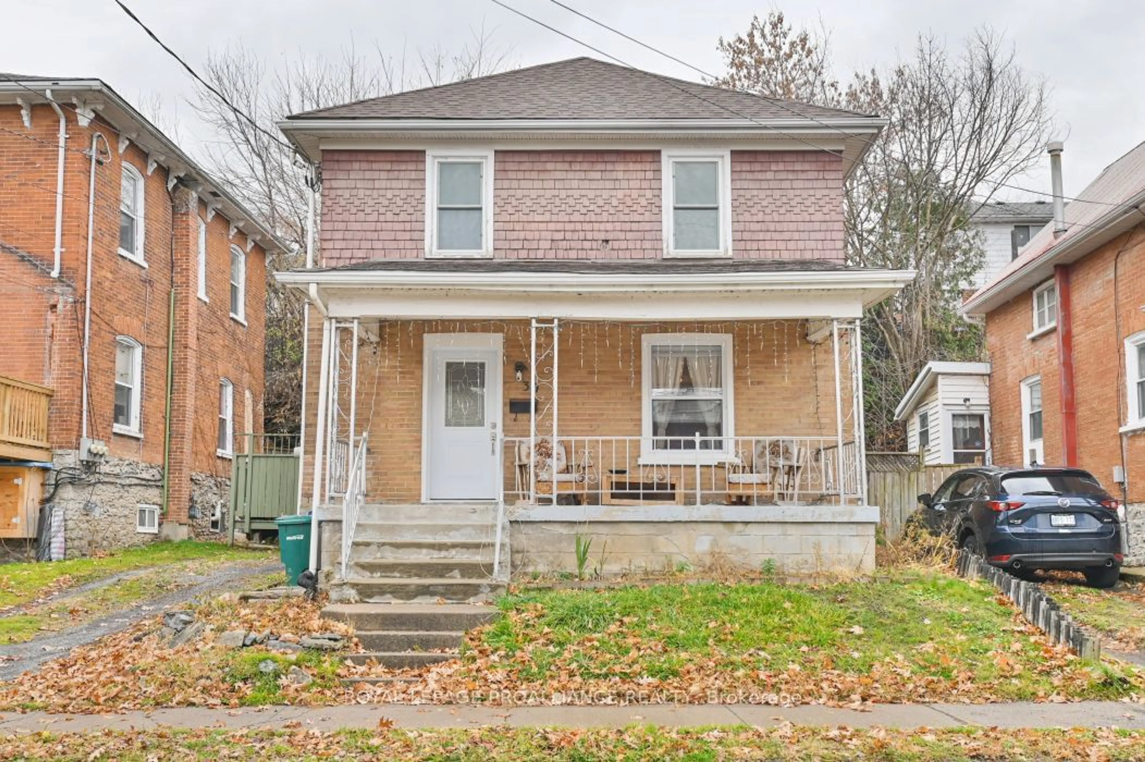 Frontside or backside of a home, the front or back of building for 30 Cedar St, Belleville Ontario K8P 3L7