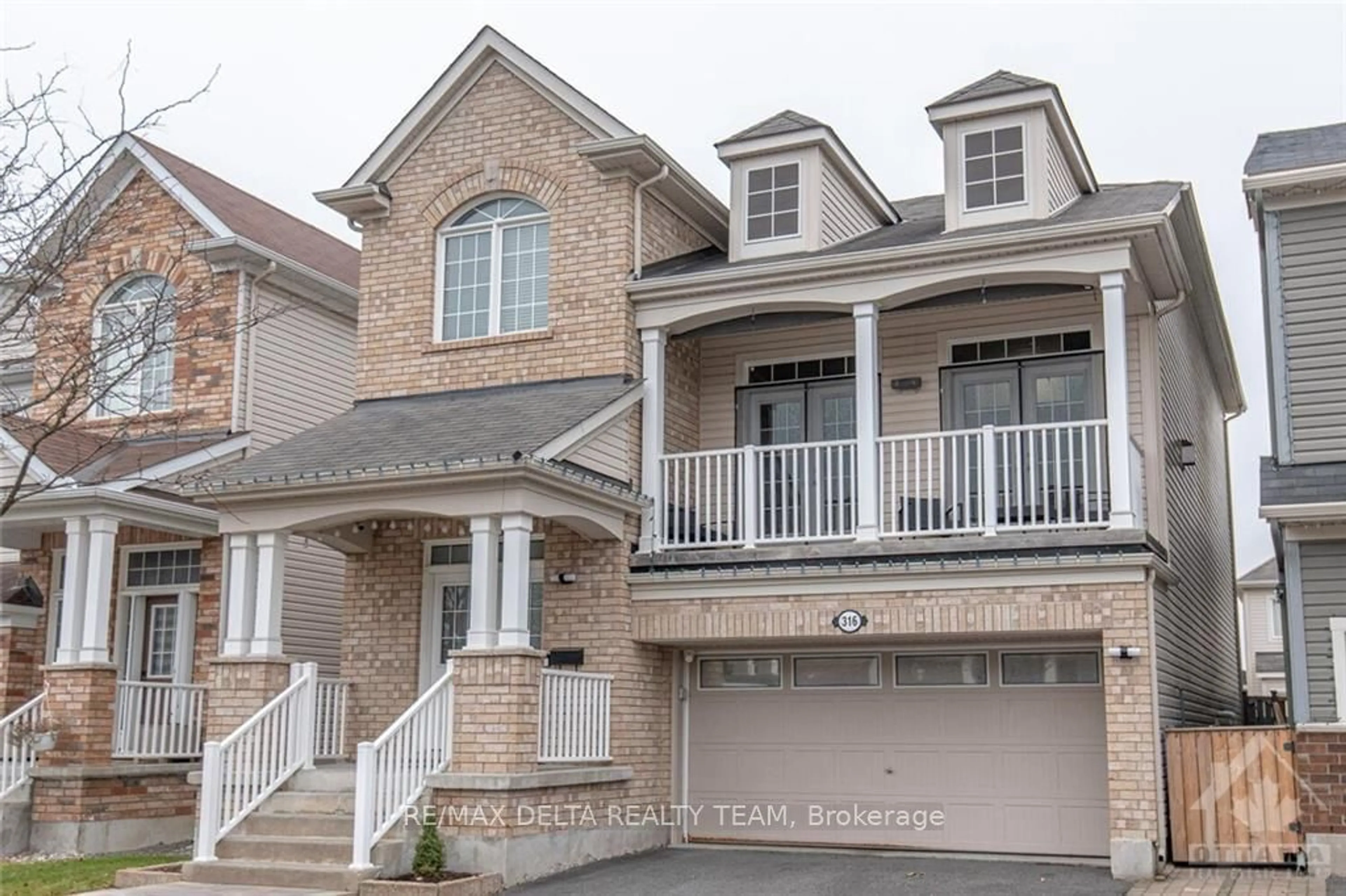 Frontside or backside of a home, cottage for 316 RIVER LANDING Ave, Barrhaven Ontario K2J 3V4