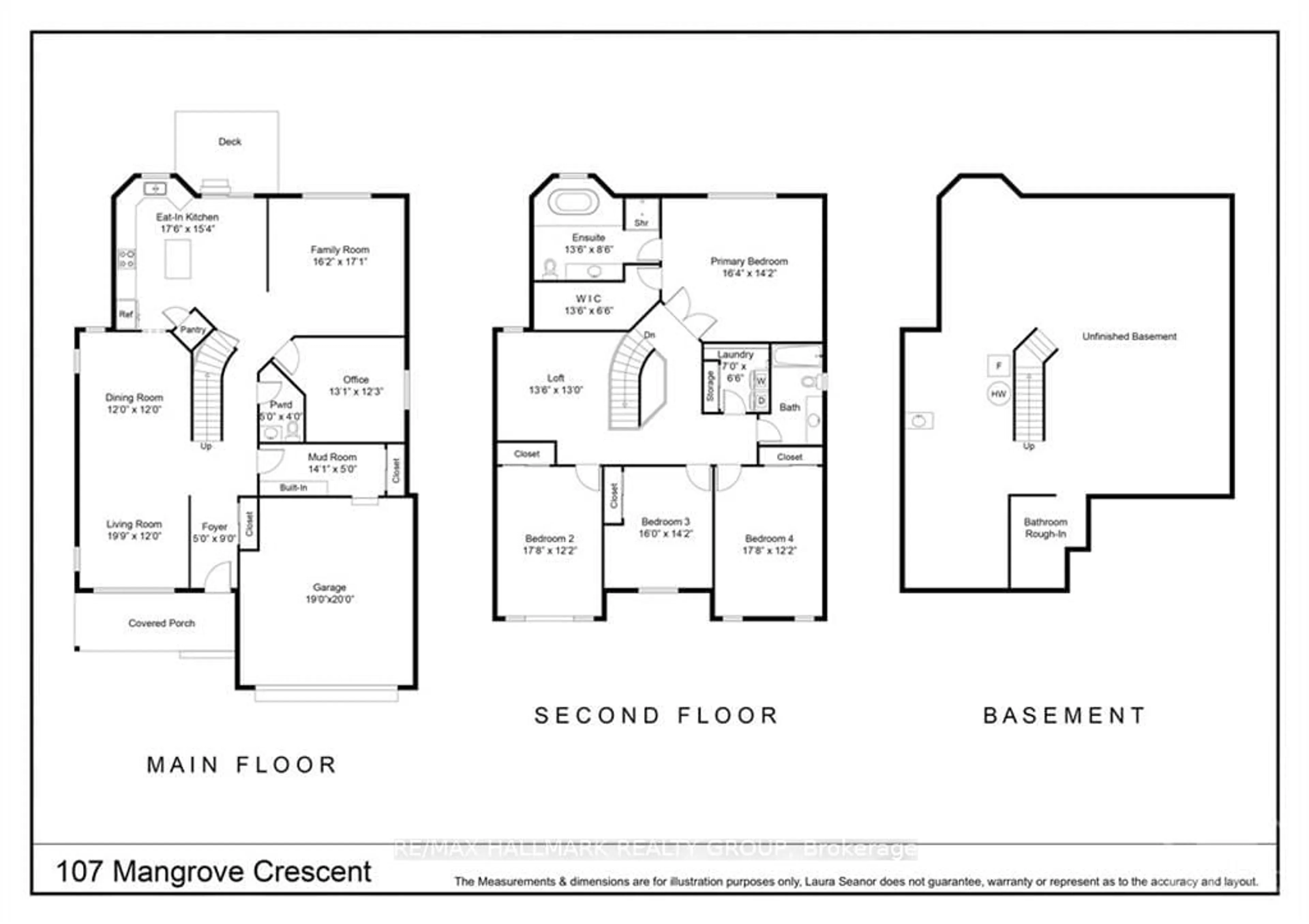 Floor plan for 107 MANGROVE Cres, Blossom Park - Airport and Area Ontario K1T 0E4