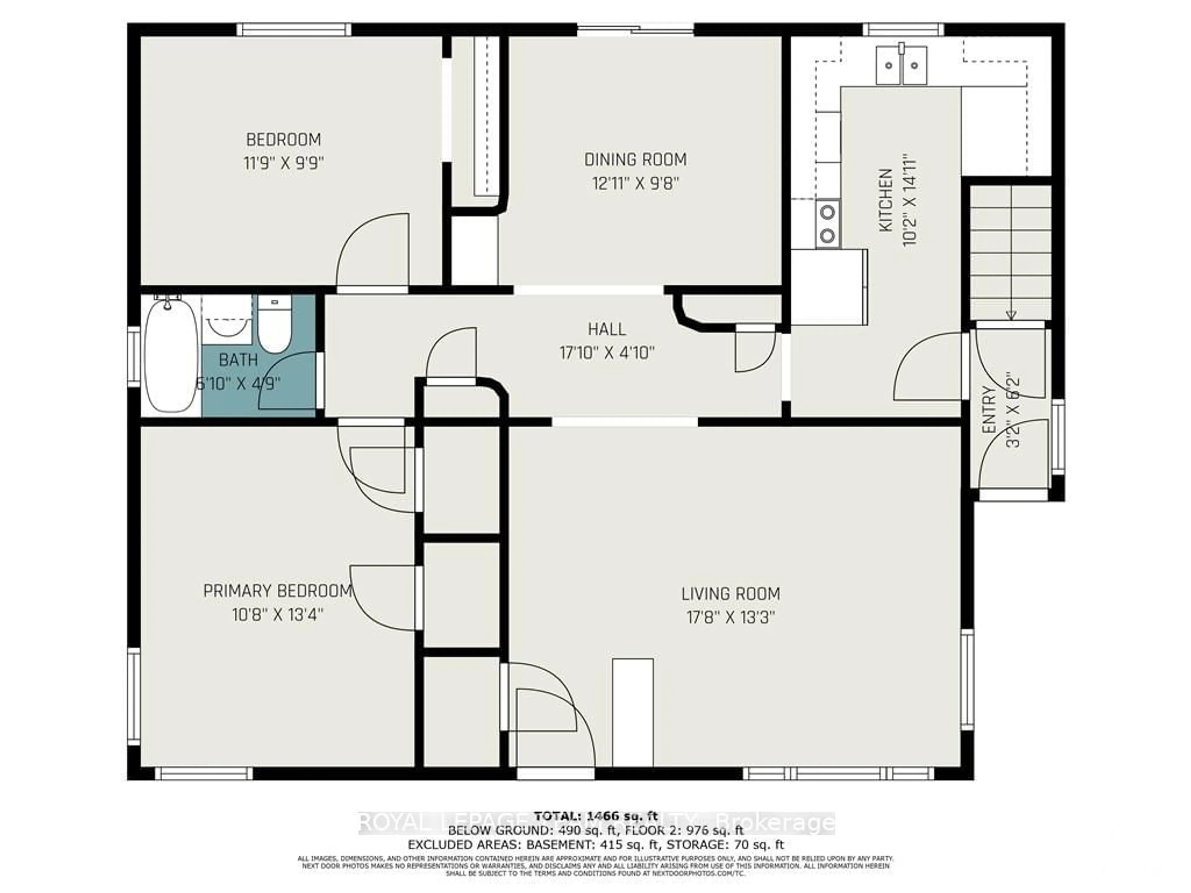 Floor plan for 917 PINECREST Rd, Britannia Heights - Queensway Terrace N and Area Ontario K2B 6B1