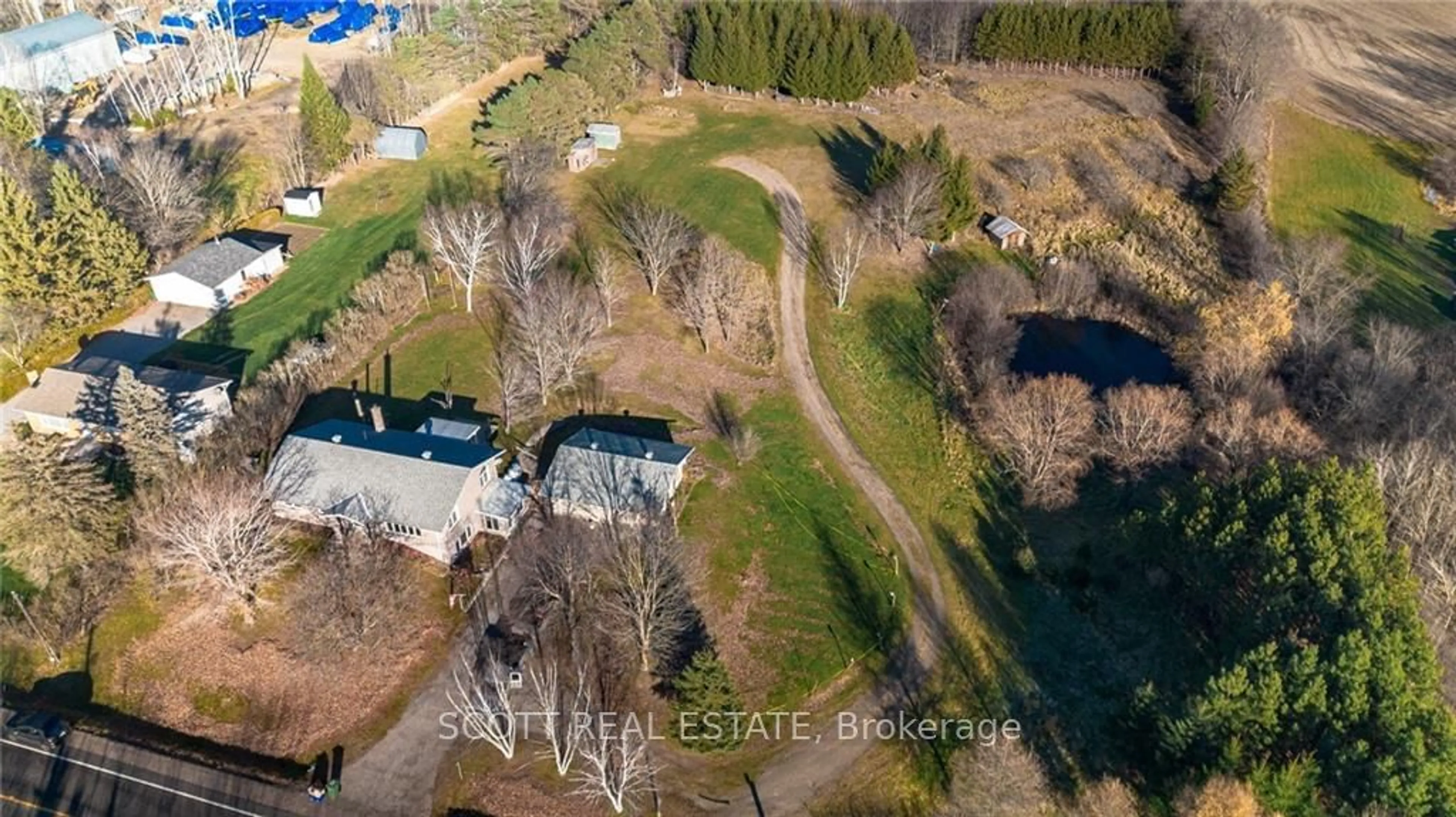 Frontside or backside of a home, the fenced backyard for 3546 B LINE Rd, Laurentian Valley Ontario K8A 6W7