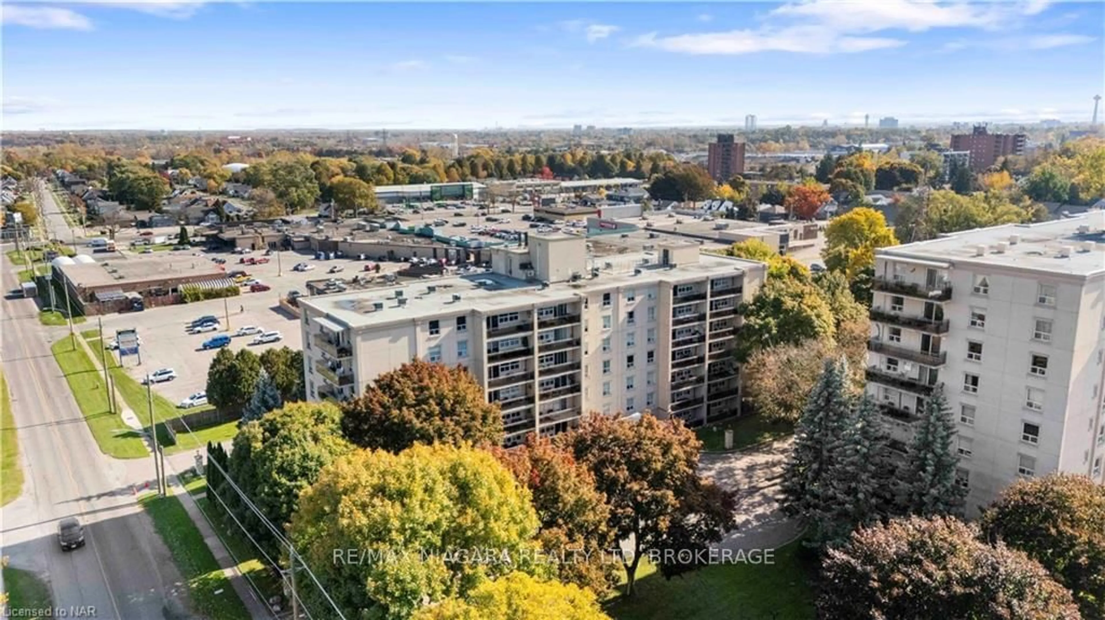 A pic from exterior of the house or condo, the view of city buildings for 6390 Huggins St #306, Niagara Falls Ontario L2J 1H1