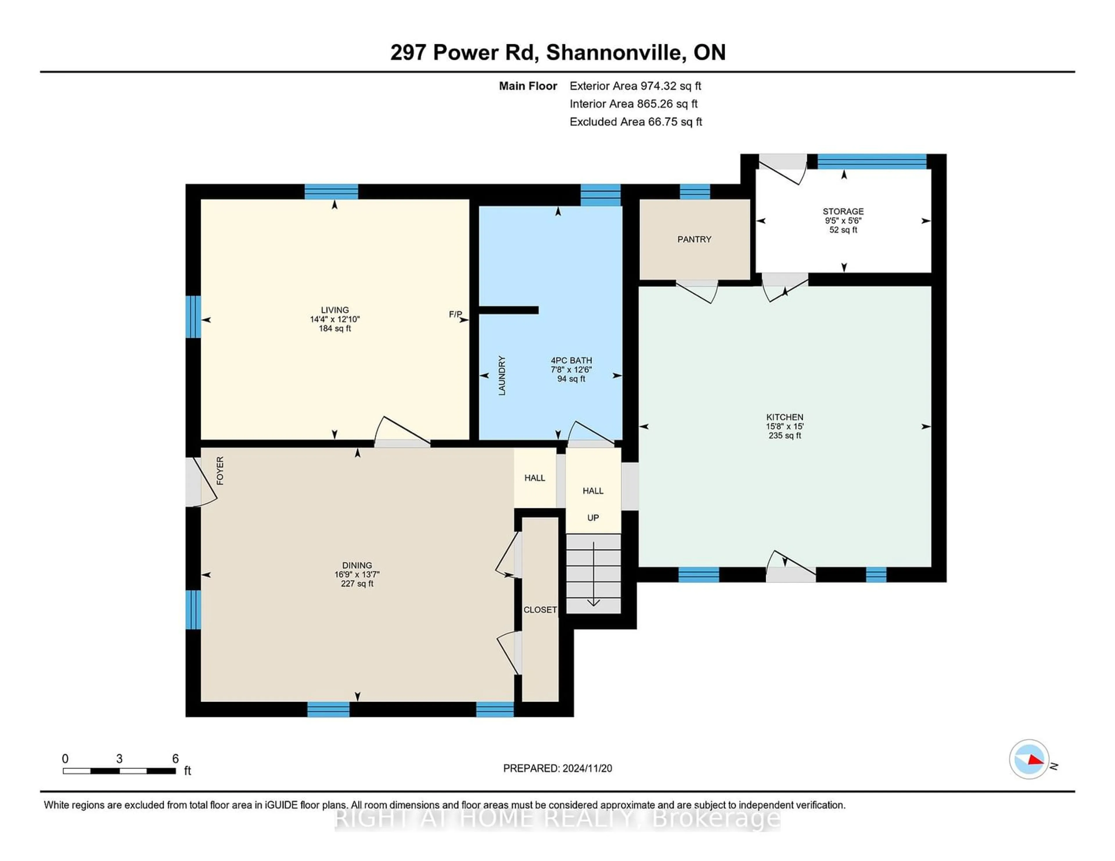 Floor plan for 297 Power Rd, Tyendinaga Ontario K0K 3A0