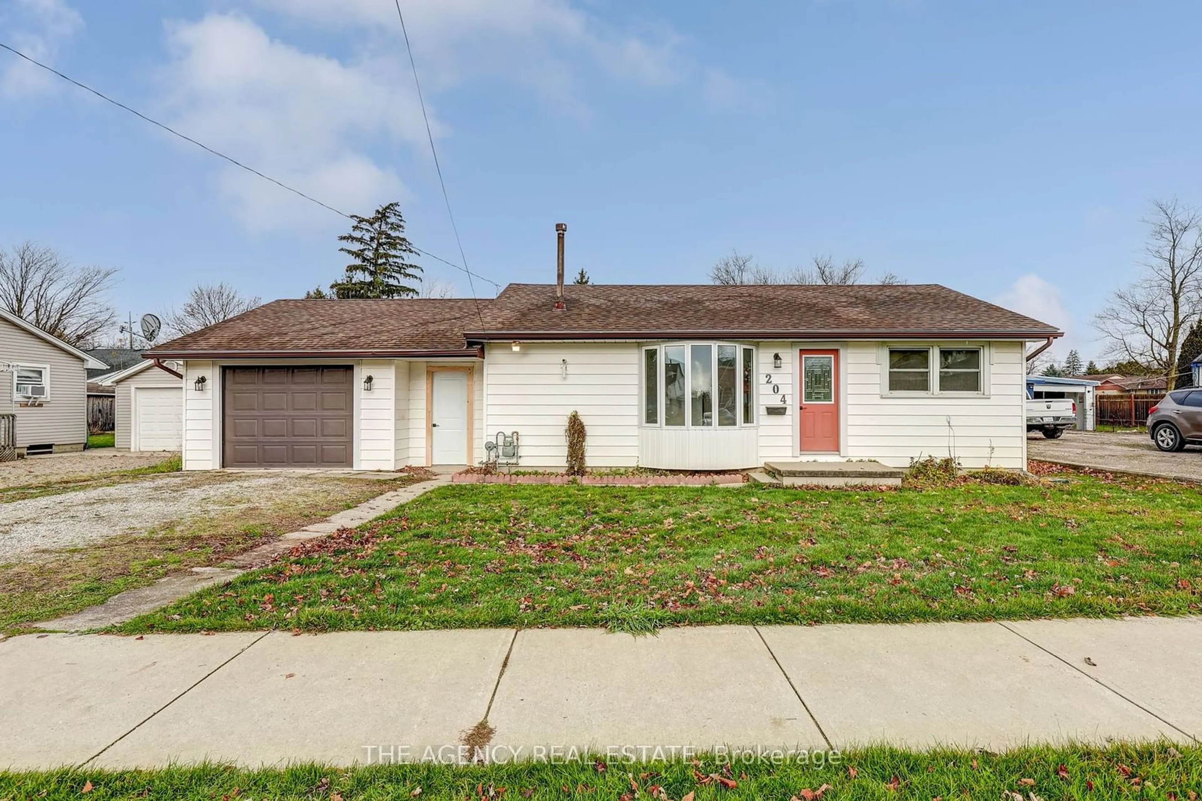 Frontside or backside of a home, the street view for 204 Symes St, Southwest Middlesex Ontario N0L 1M0