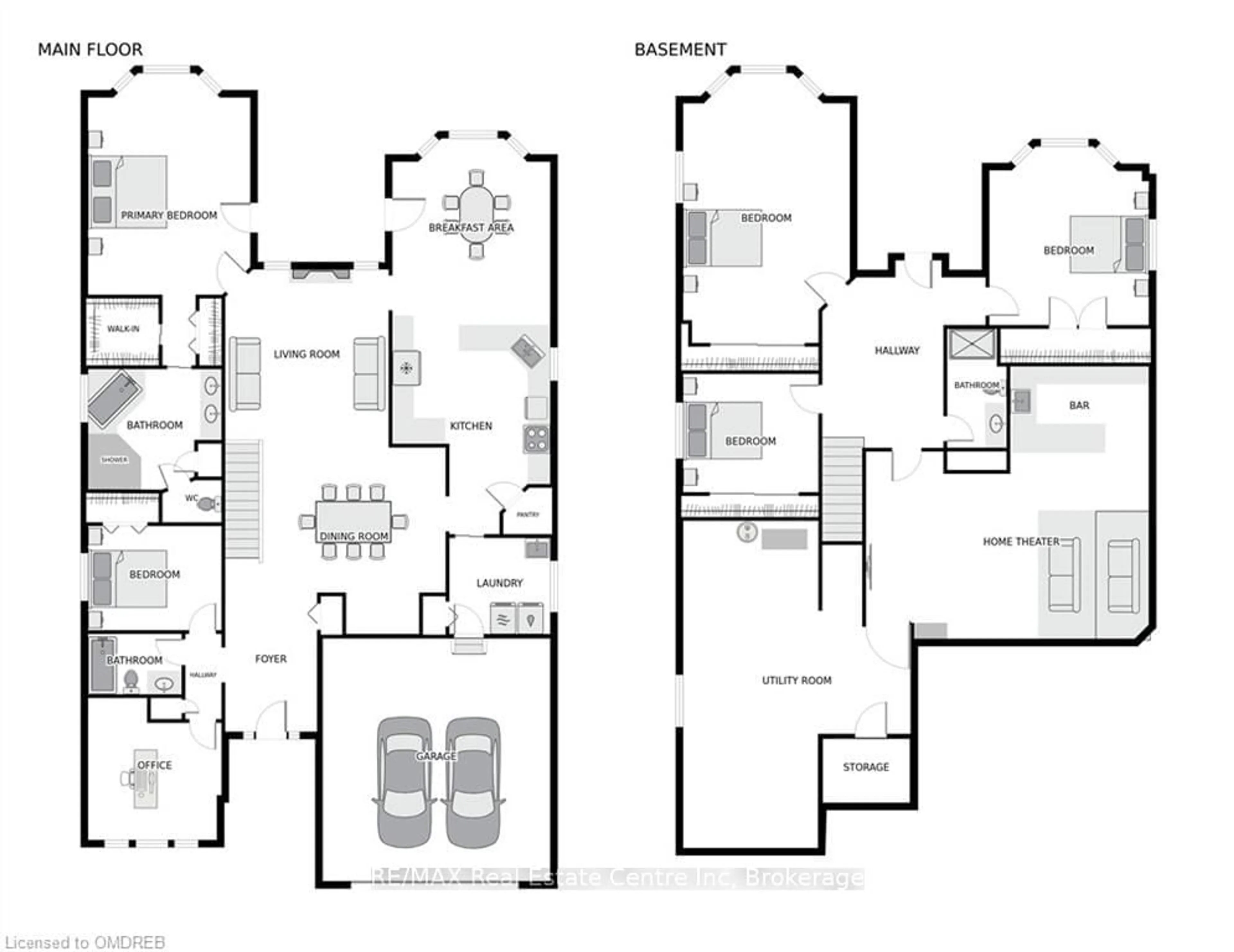 Floor plan for 271 RIVERVIEW Pl #5, Guelph Ontario N1E 7G9