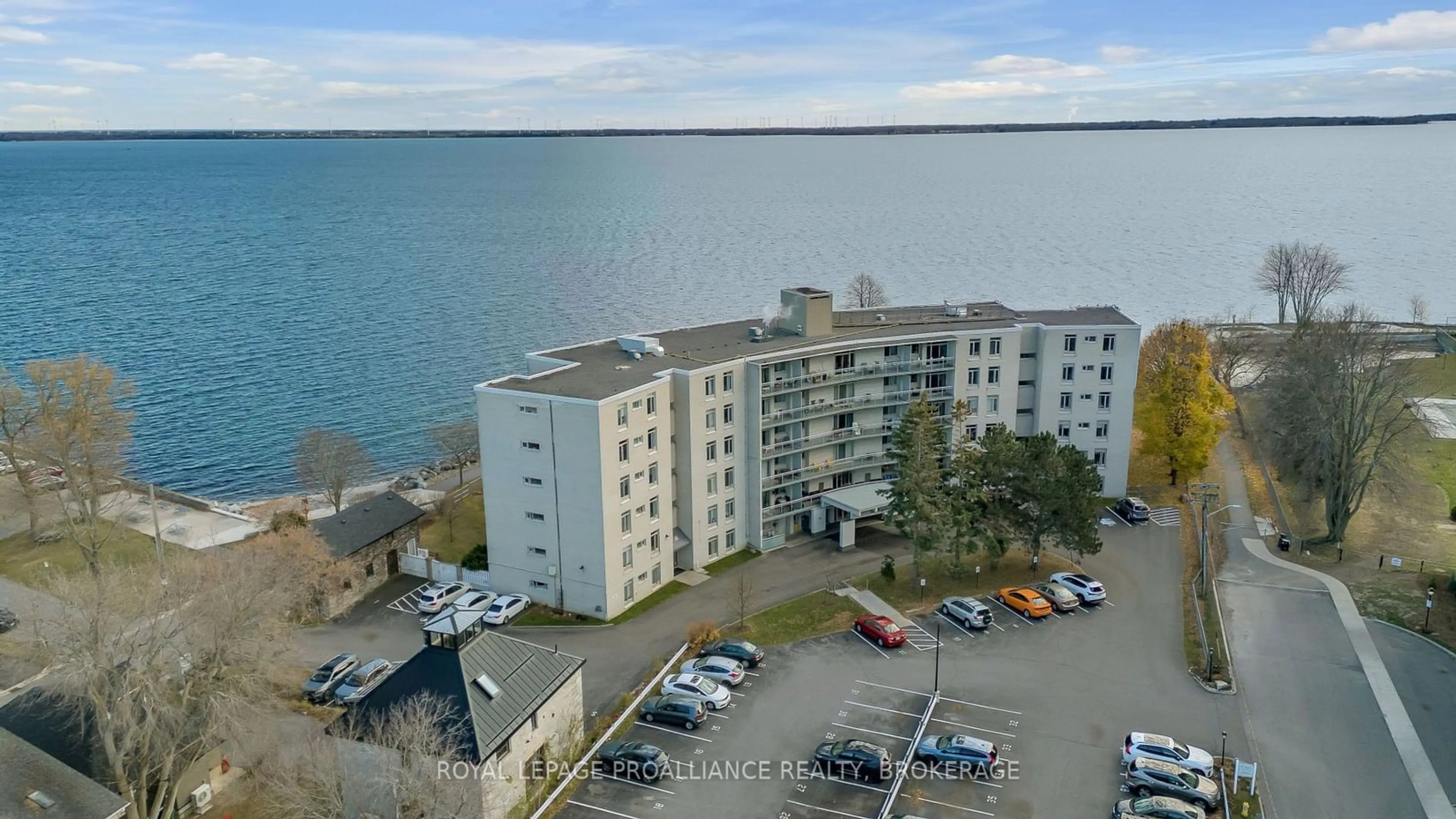 A pic from exterior of the house or condo, lake for 1 Mowat Ave #604, Kingston Ontario K7M 1J8