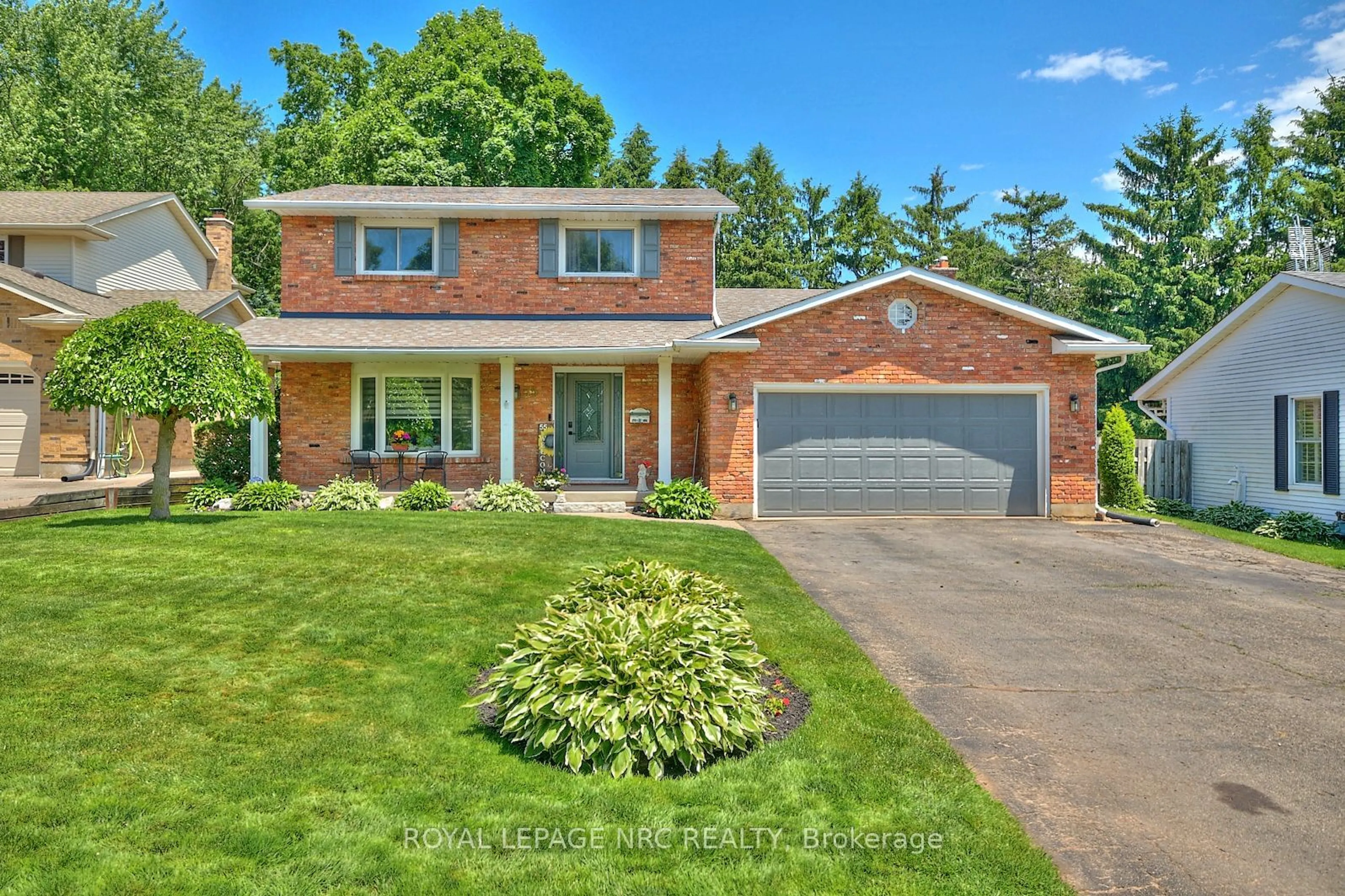 Home with brick exterior material for 55 Foresthill Cres, Pelham Ontario L0S 1E1