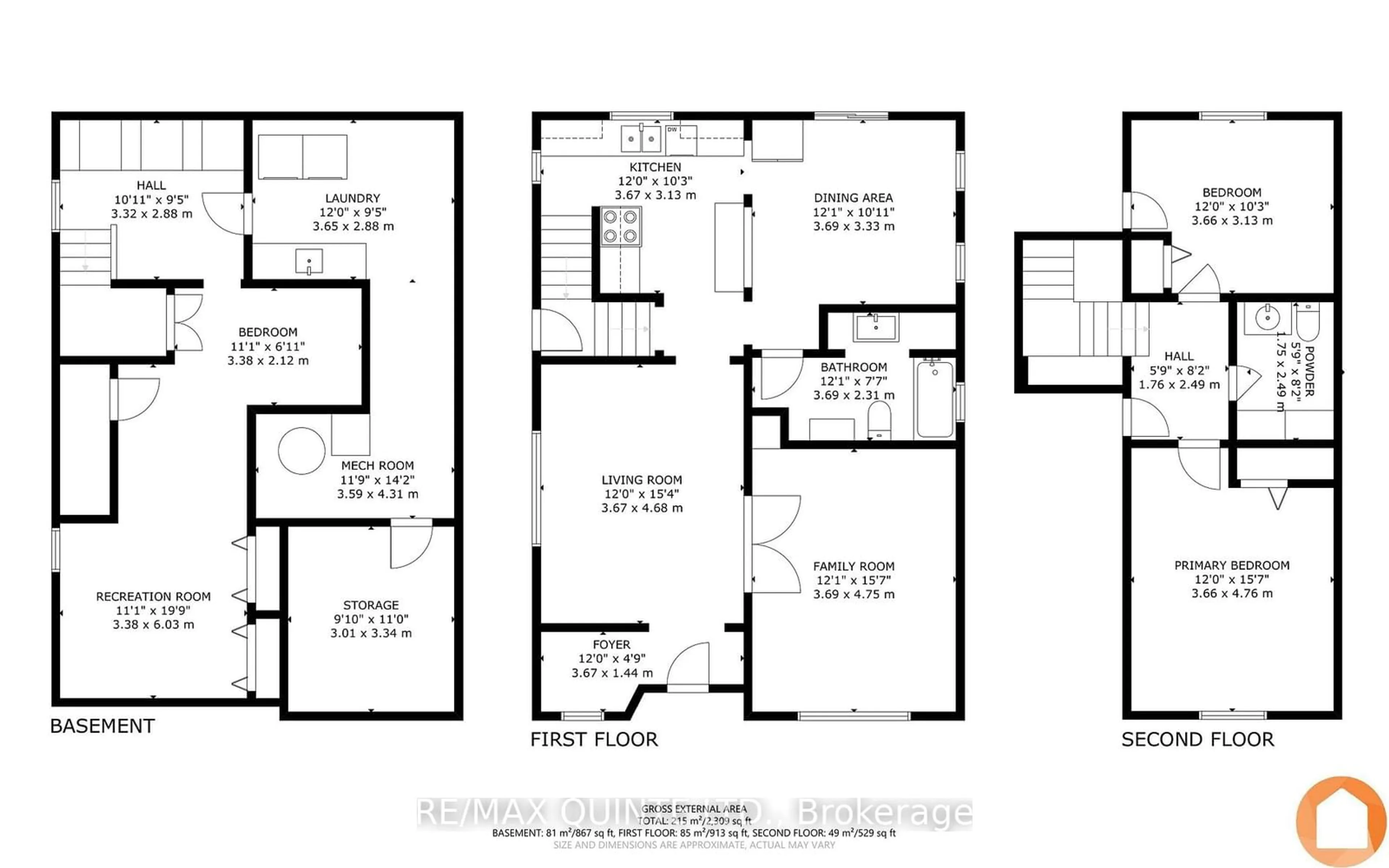 Floor plan for 469 Ashley St, Belleville Ontario K0K 2B0