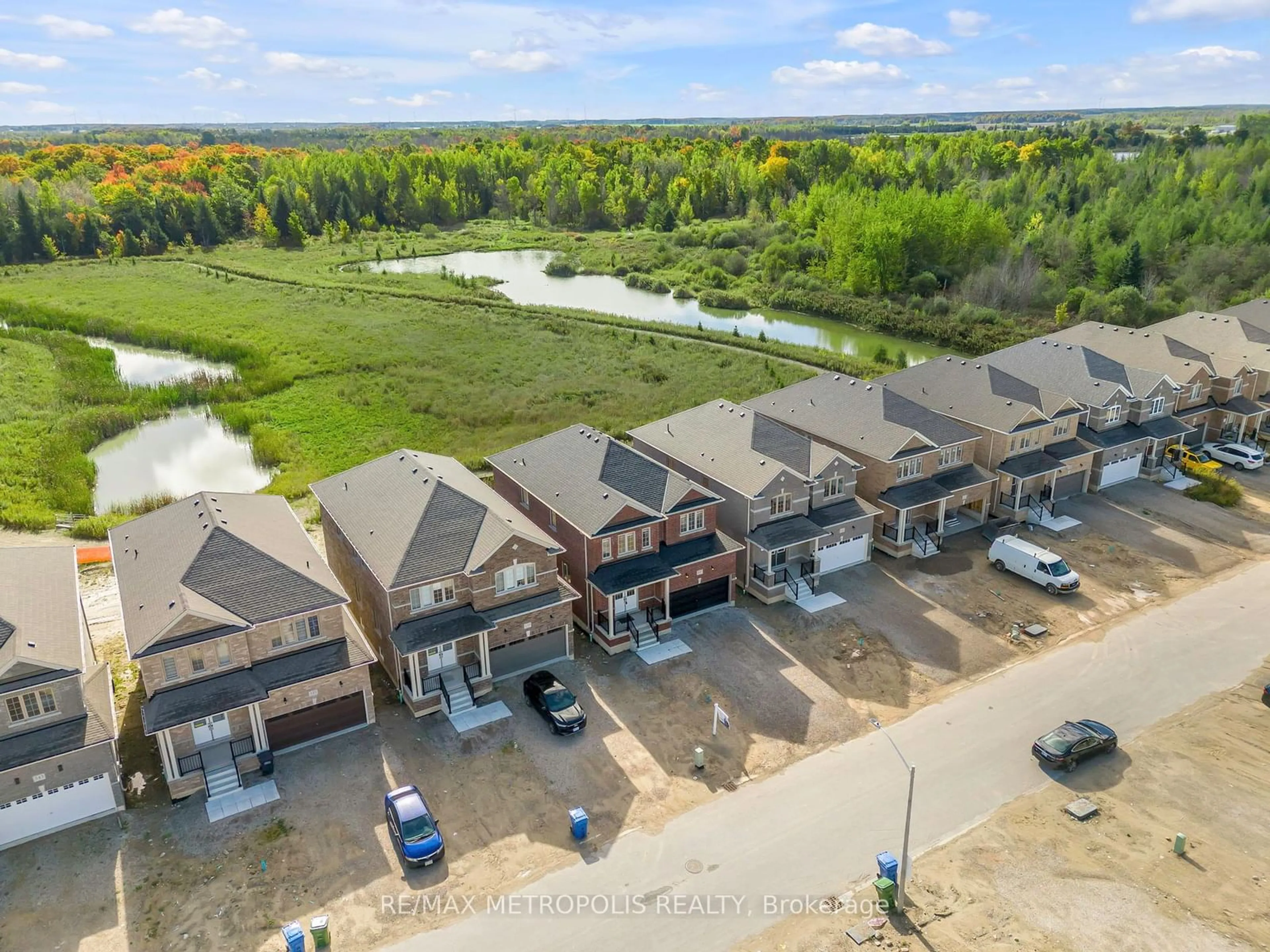 A pic from exterior of the house or condo, the fenced backyard for 337 Moody St, Southgate Ontario N0C 1B0