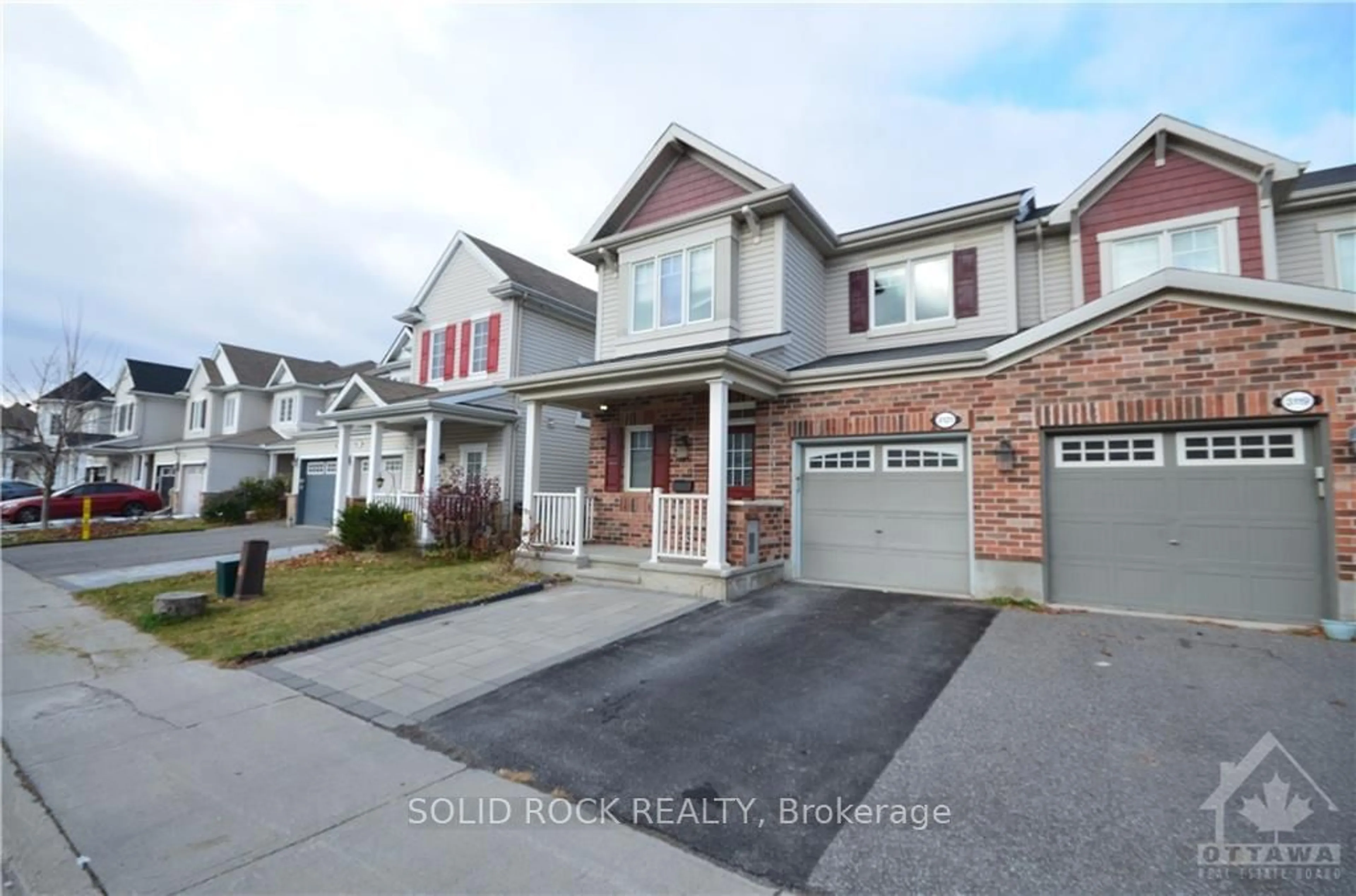 A pic from exterior of the house or condo, the street view for 3121 BURRITTS RAPIDS Pl, Barrhaven Ontario K2J 0S8