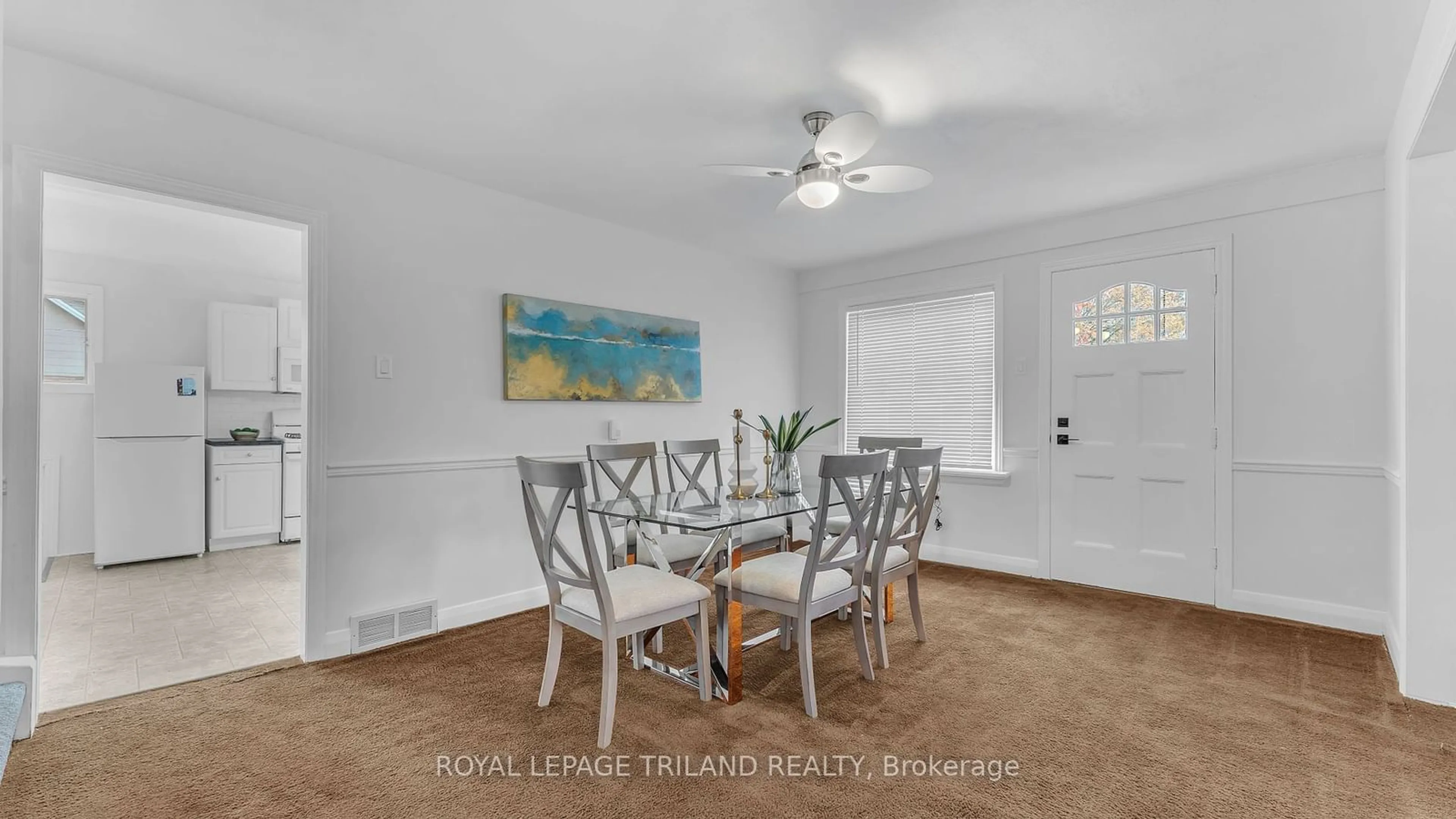 Dining room, wood floors, cottage for 308 Spruce St, London Ontario N5W 4N5