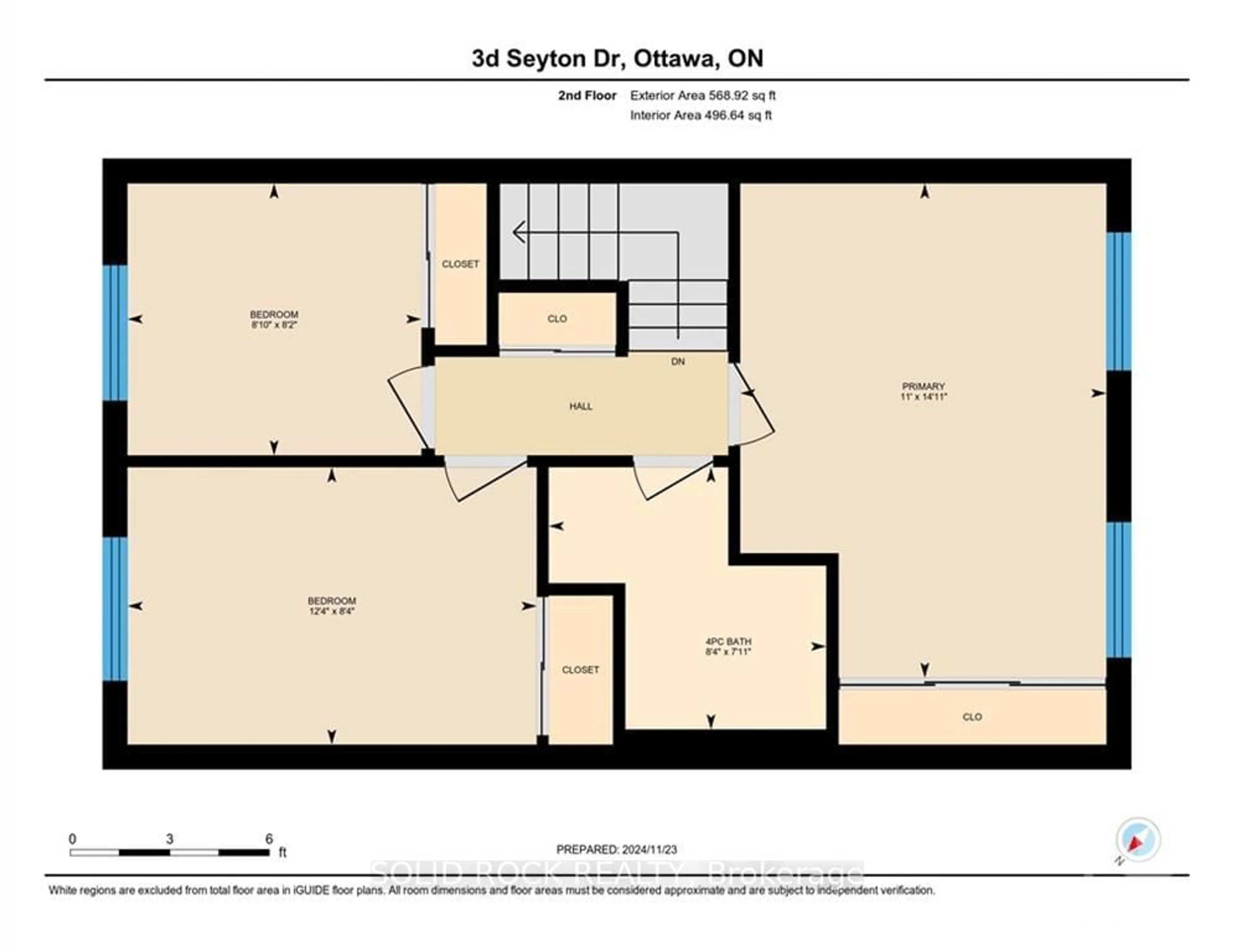 Floor plan for 3D SEYTON Dr, Bells Corners and South to Fallowfield Ontario K2H 8Y5