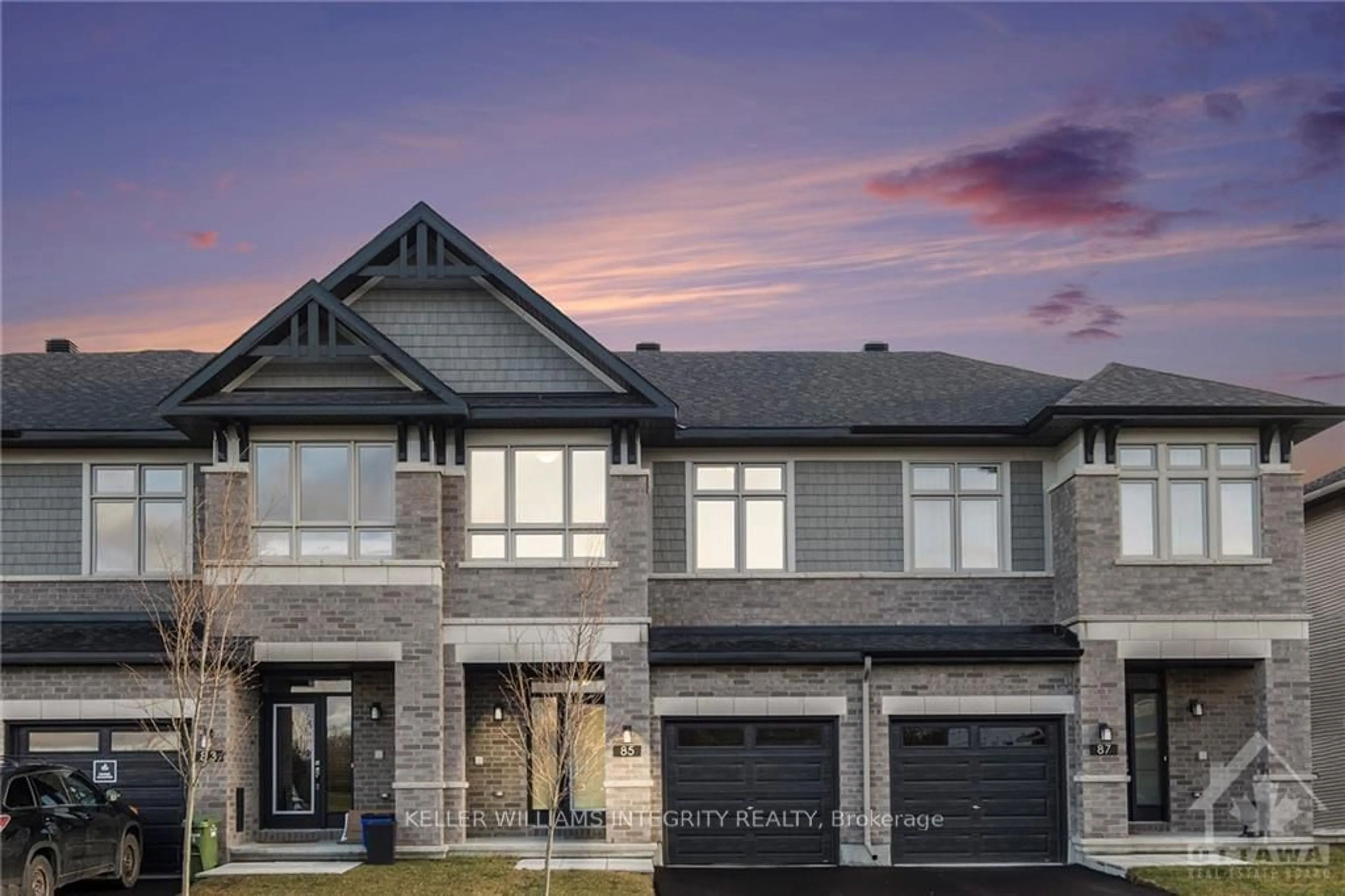 Home with brick exterior material for 85 GARTERSNAKE Way, Blossom Park - Airport and Area Ontario K1X 0J6