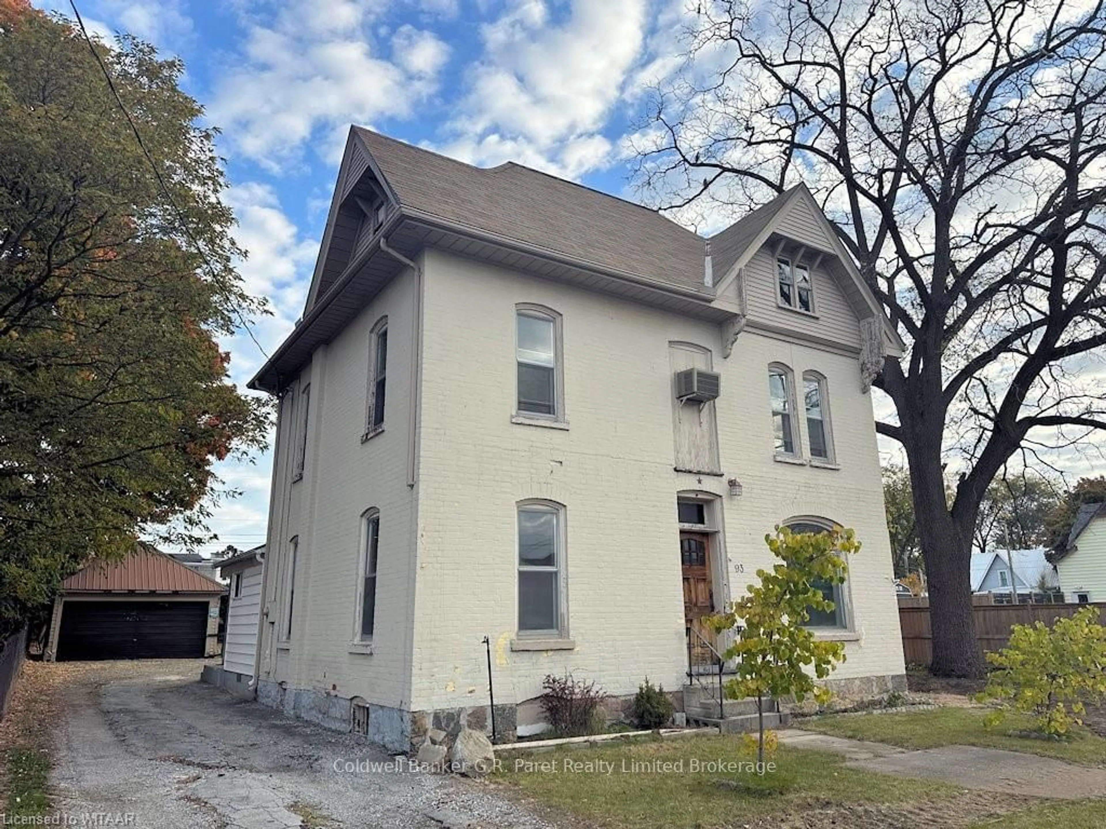 Frontside or backside of a home, the front or back of building for 93 CHURCH St Ontario N4B 1V9