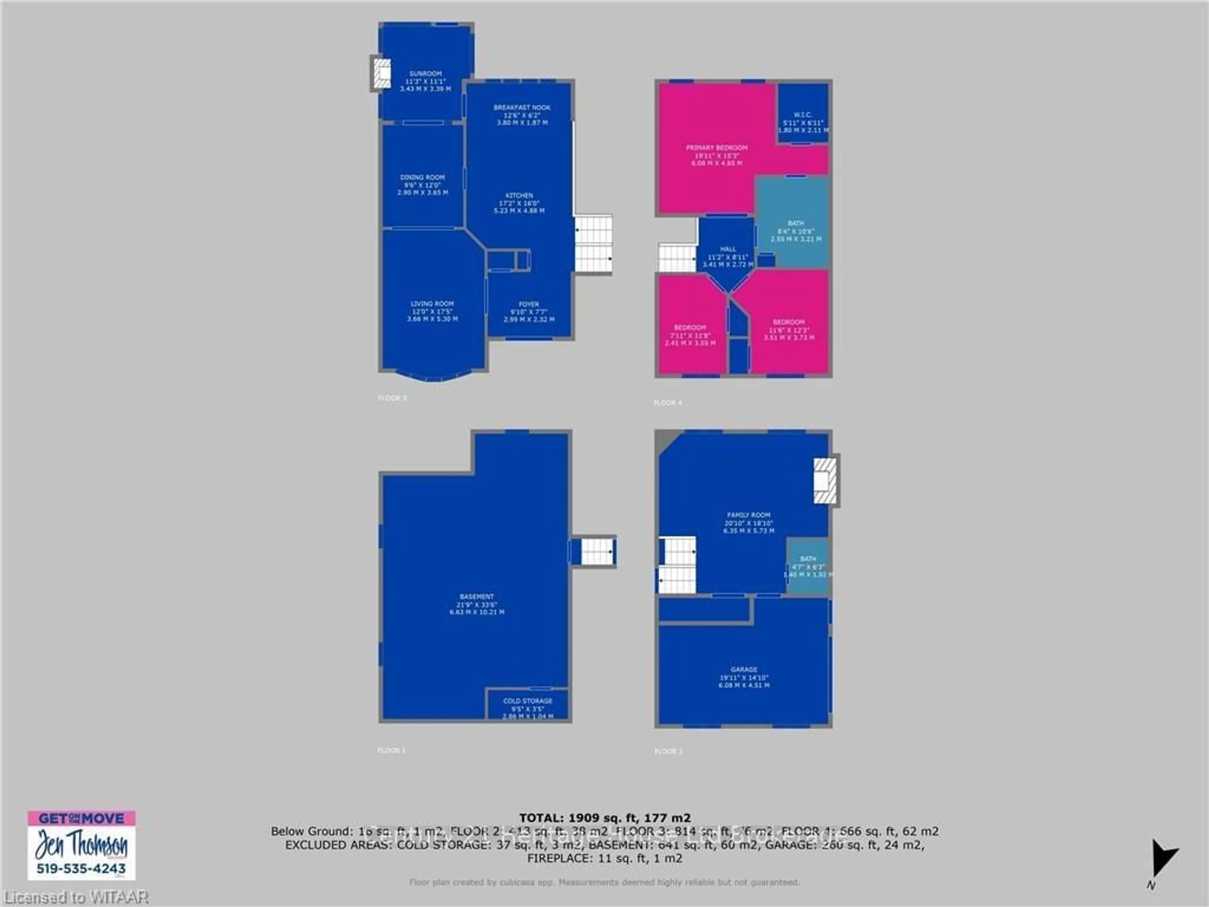 Floor plan for 10 BLACKFOOT Pl, Woodstock Ontario N4T 1E2