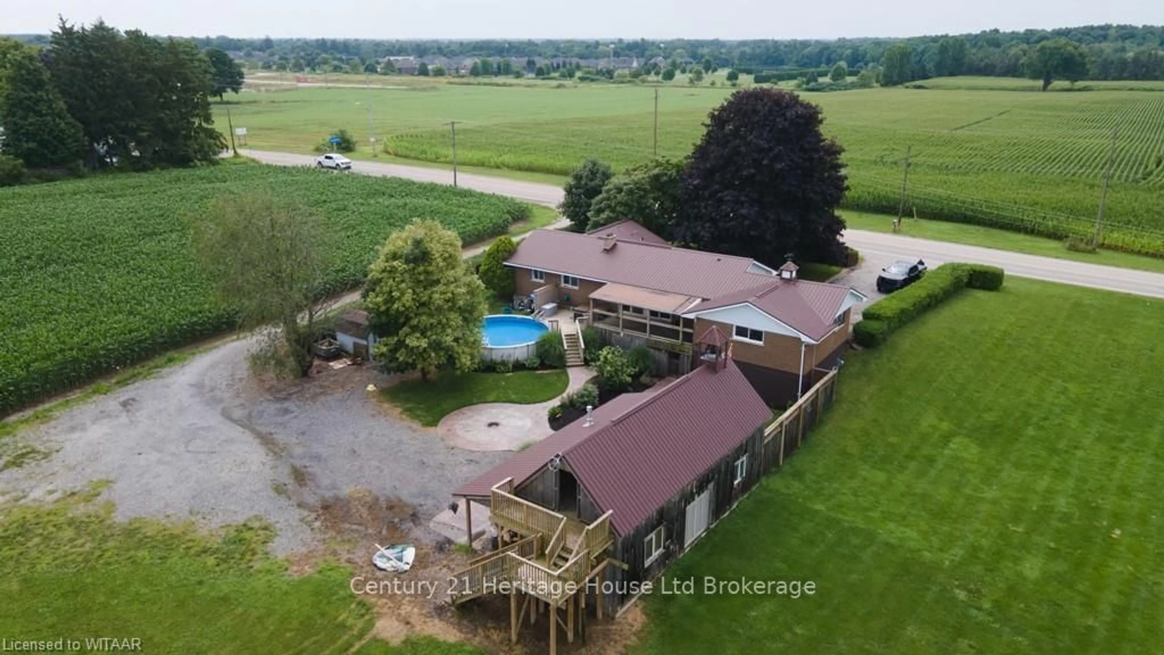 Indoor or outdoor pool for 164197 BROWNSVILLE Rd, Tillsonburg Ontario N4G 4G8