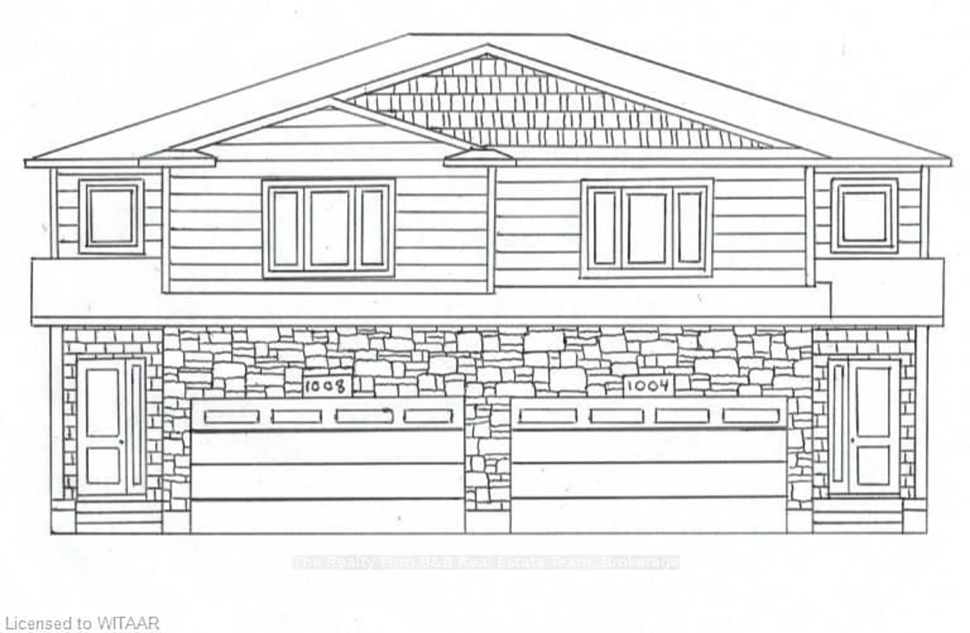 Frontside or backside of a home, cottage for 1008 DOWNING Dr, Woodstock Ontario N4T 0K4