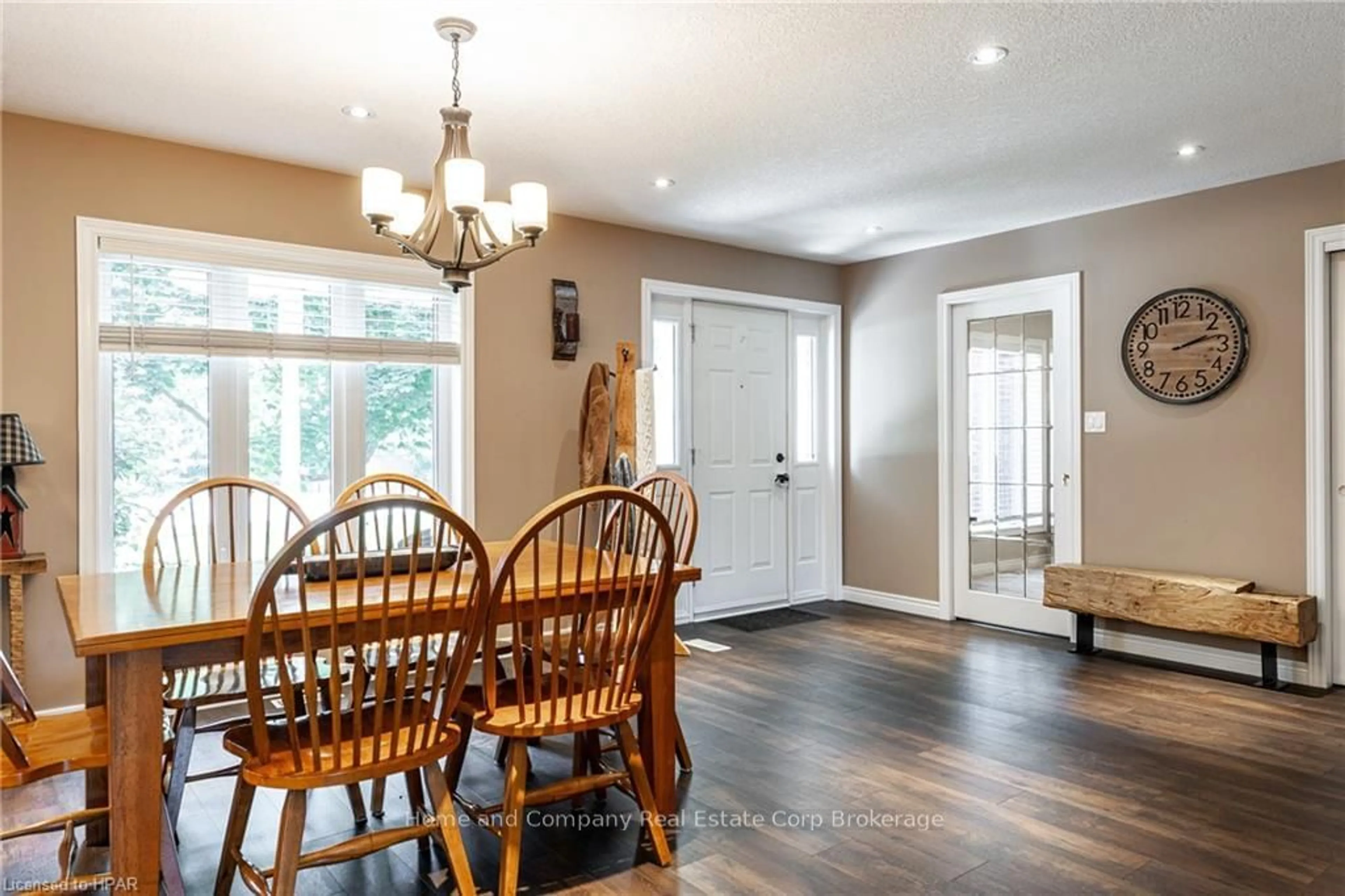 Dining room, wood floors, cottage for 4920 ROAD 119 Rd, Perth East Ontario N0K 1J0