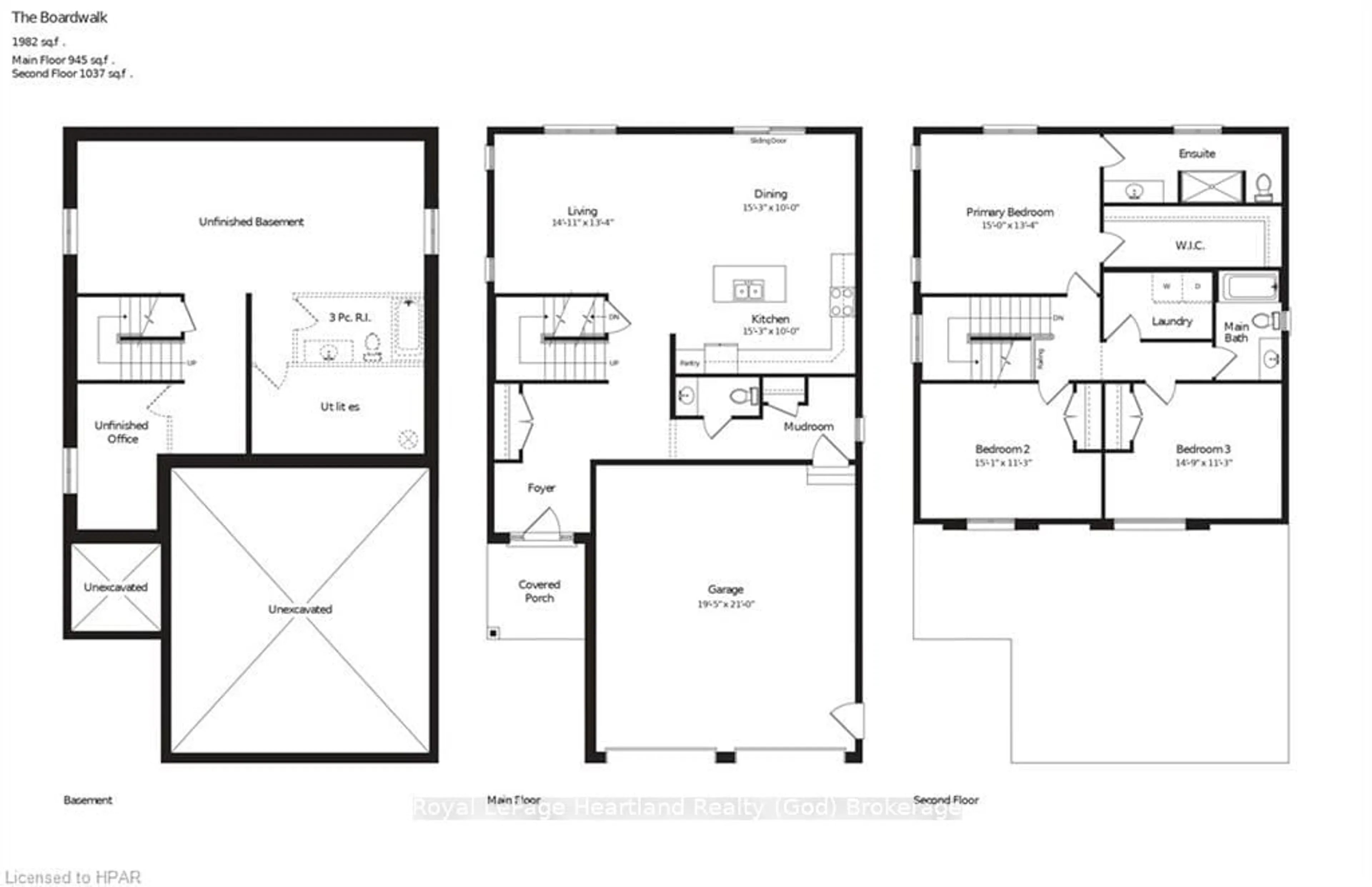 Floor plan for 483 WOODRIDGE Dr, Goderich Ontario N7A 0C7