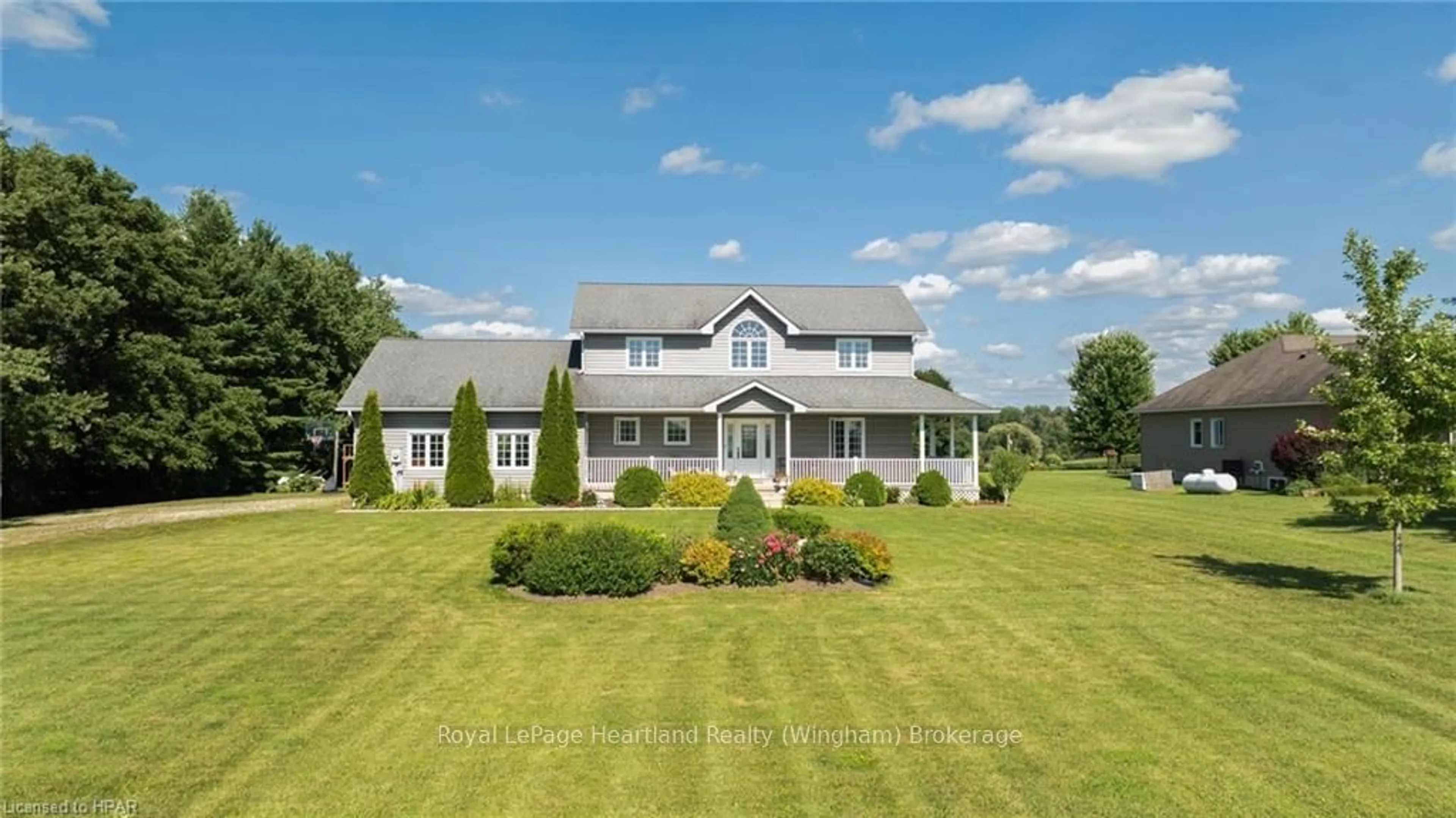 Frontside or backside of a home, cottage for 1020 BRUSSELS Line, Howick Ontario N0G 2X0