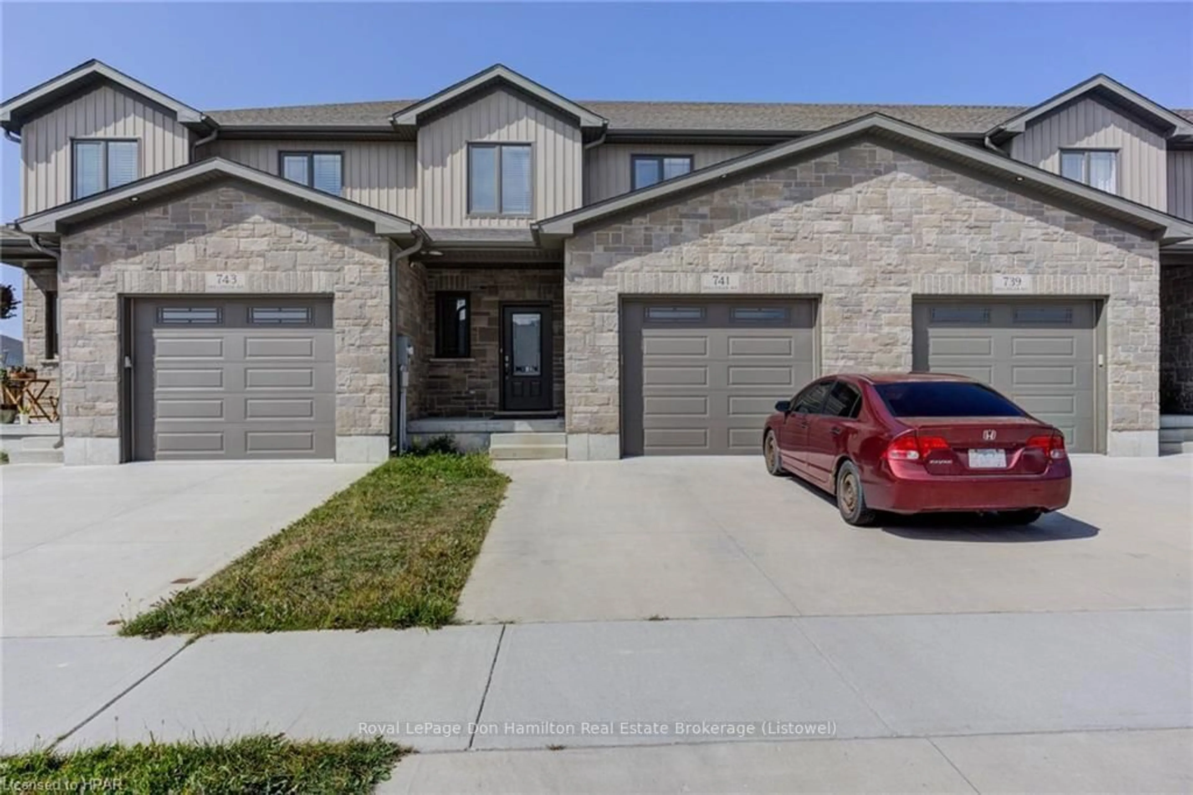 Frontside or backside of a home, the street view for 741 HOLLINGER Ave, North Perth Ontario N4W 0J3