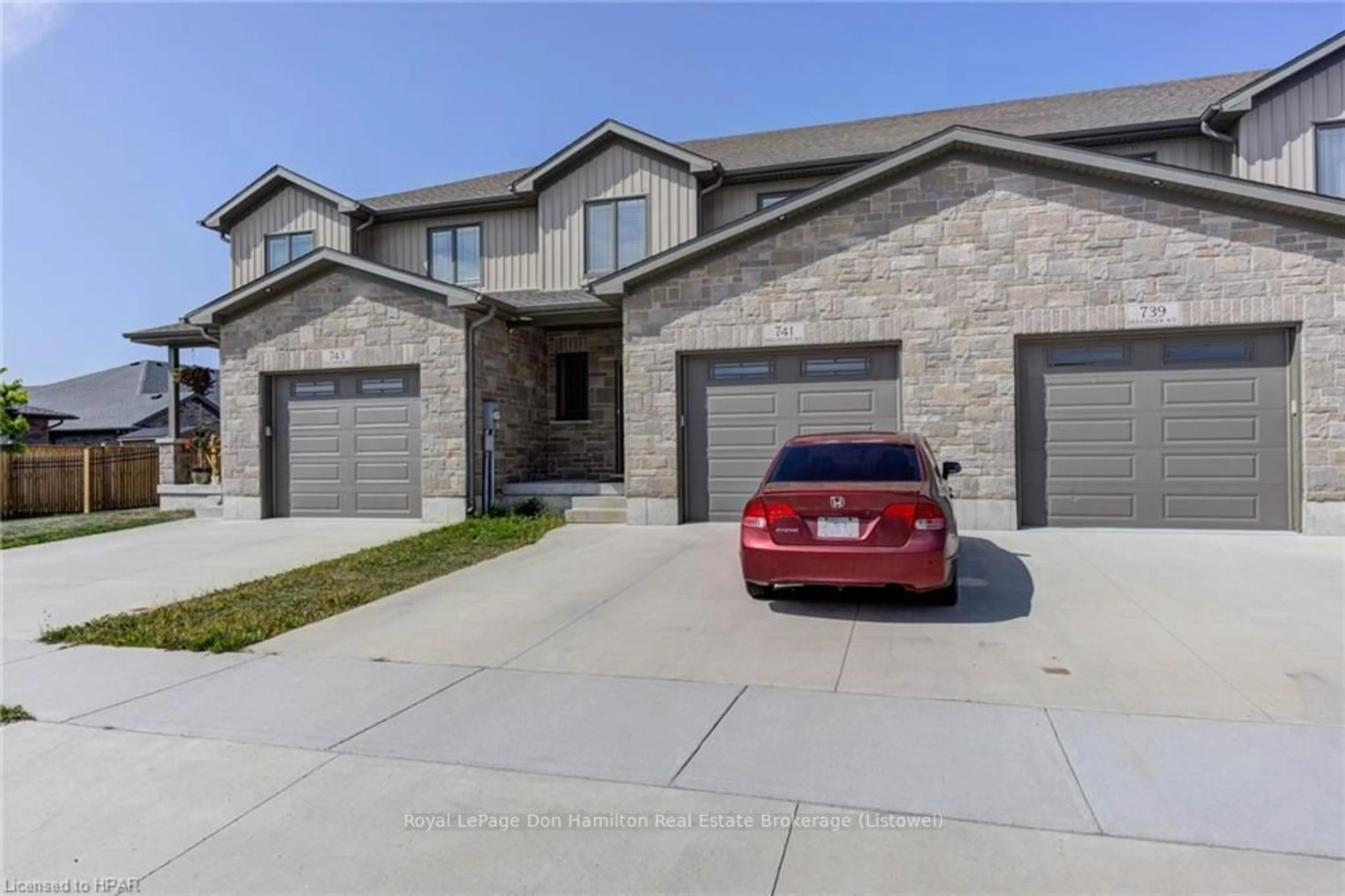 Frontside or backside of a home, the street view for 741 HOLLINGER Ave, North Perth Ontario N4W 0J3