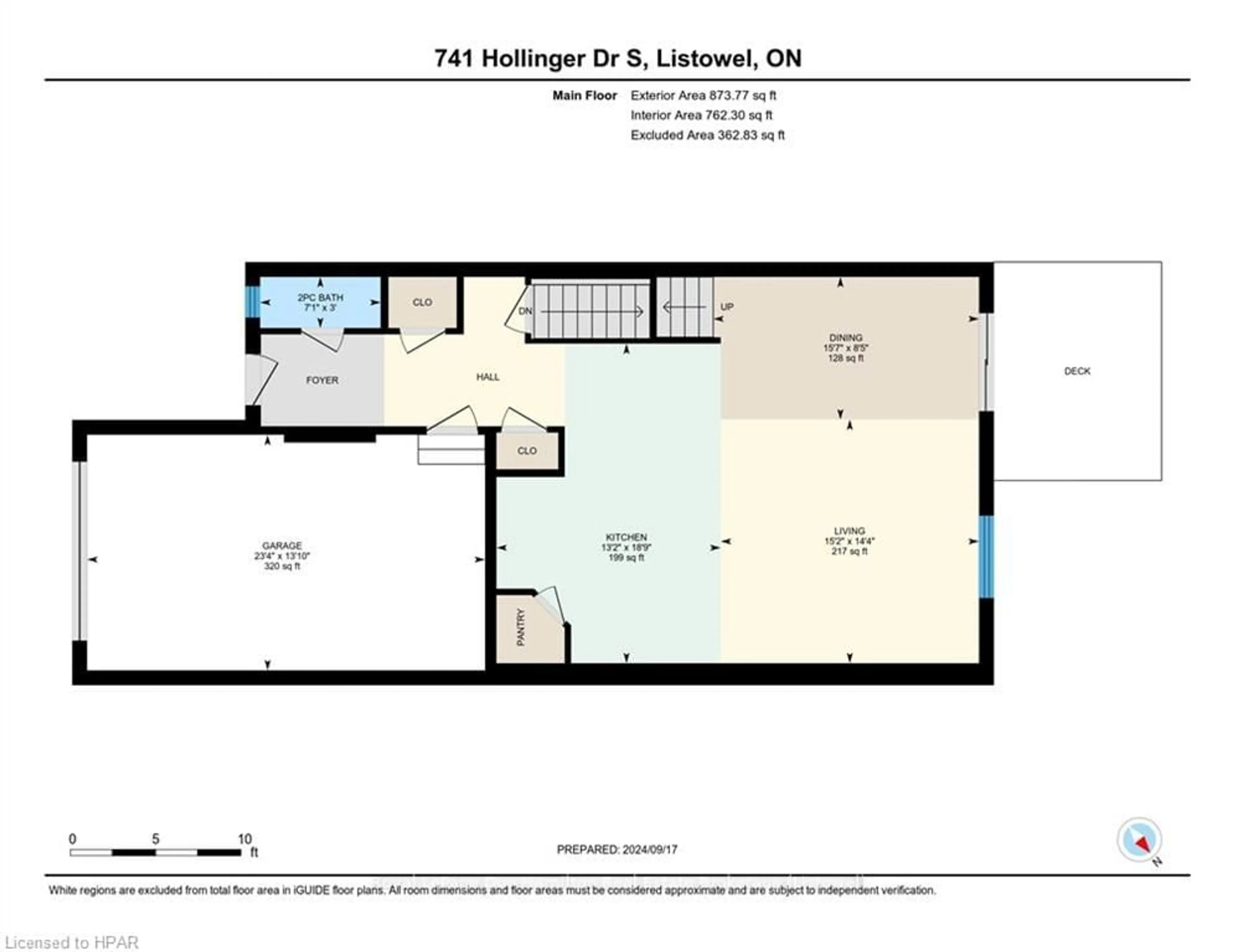 Floor plan for 741 HOLLINGER Ave, North Perth Ontario N4W 0J3