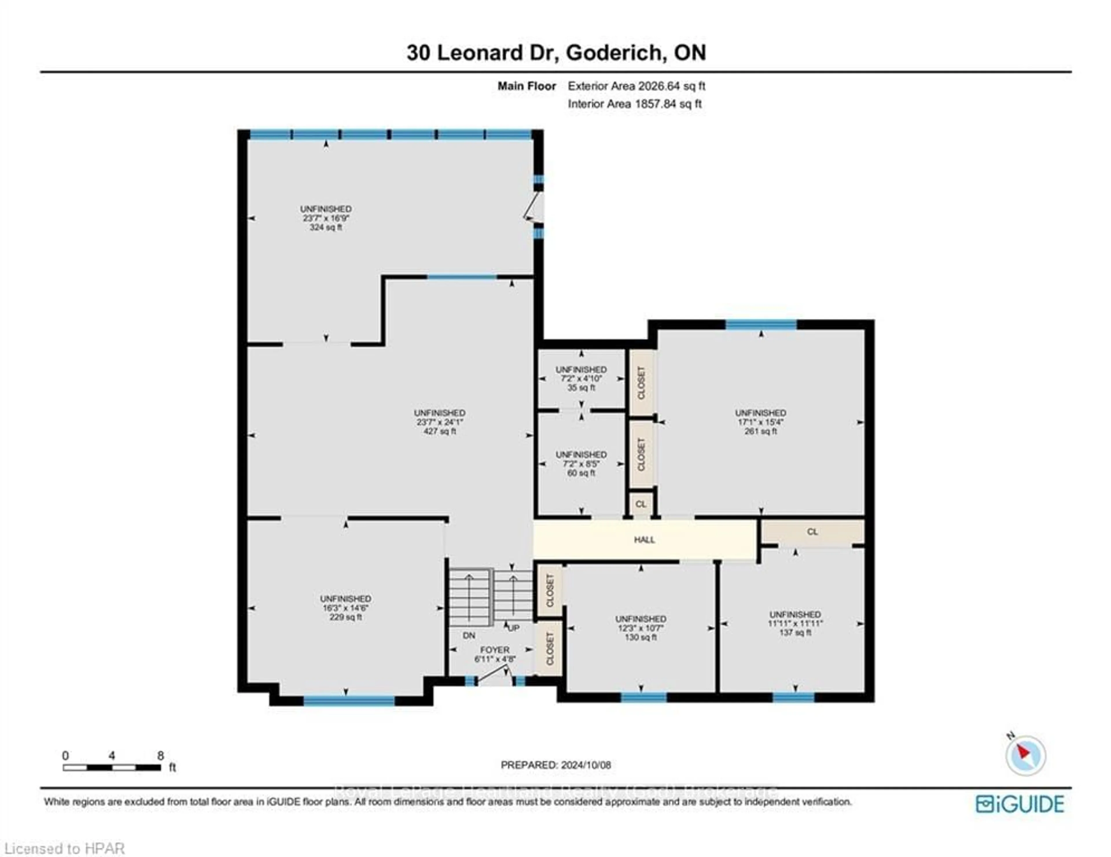 Floor plan for 30 LEONARD Dr, Goderich Ontario N7A 4K6