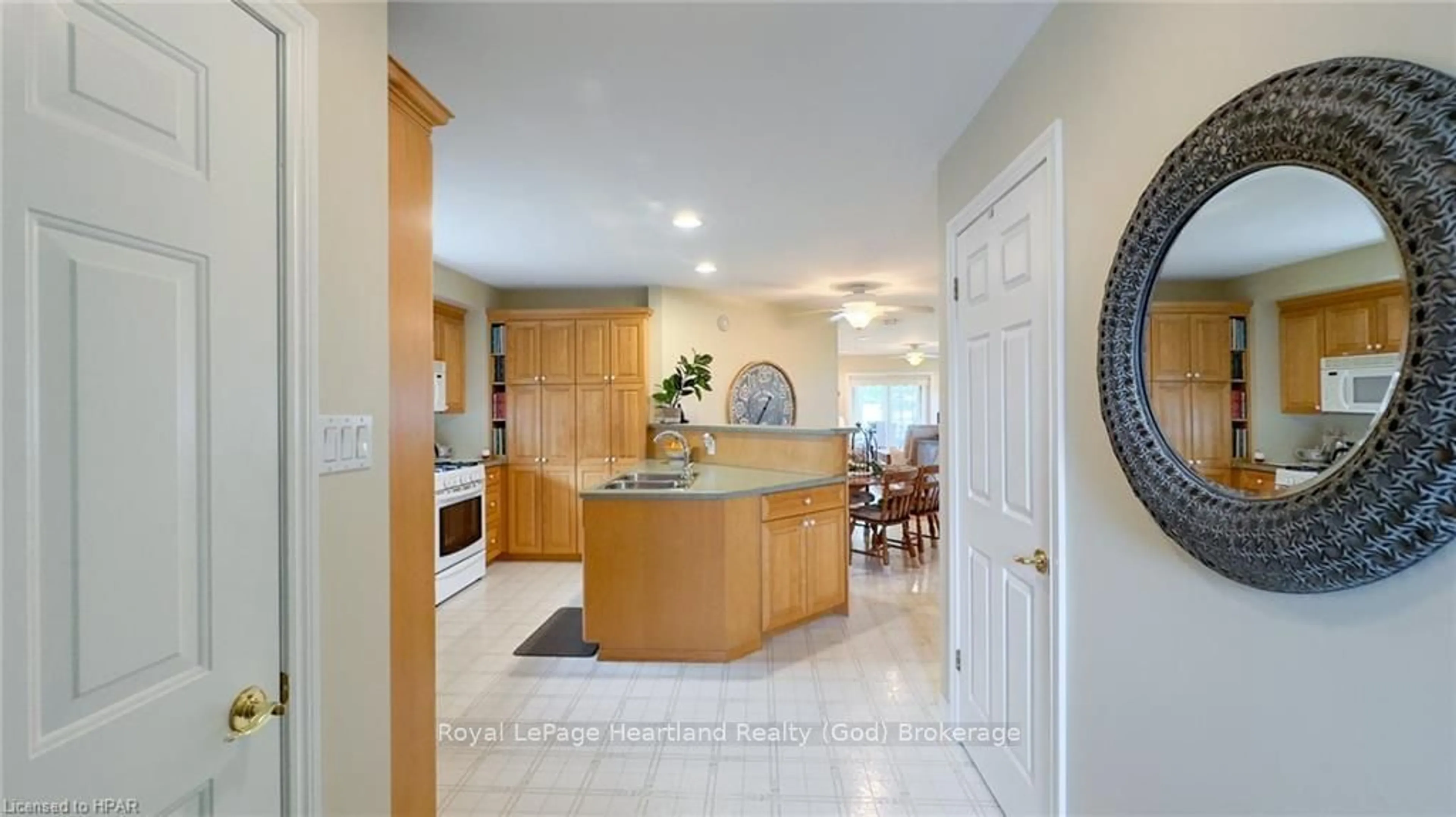 Open concept kitchen for 301 BETHUNE Cres, Goderich Ontario N7A 4M6