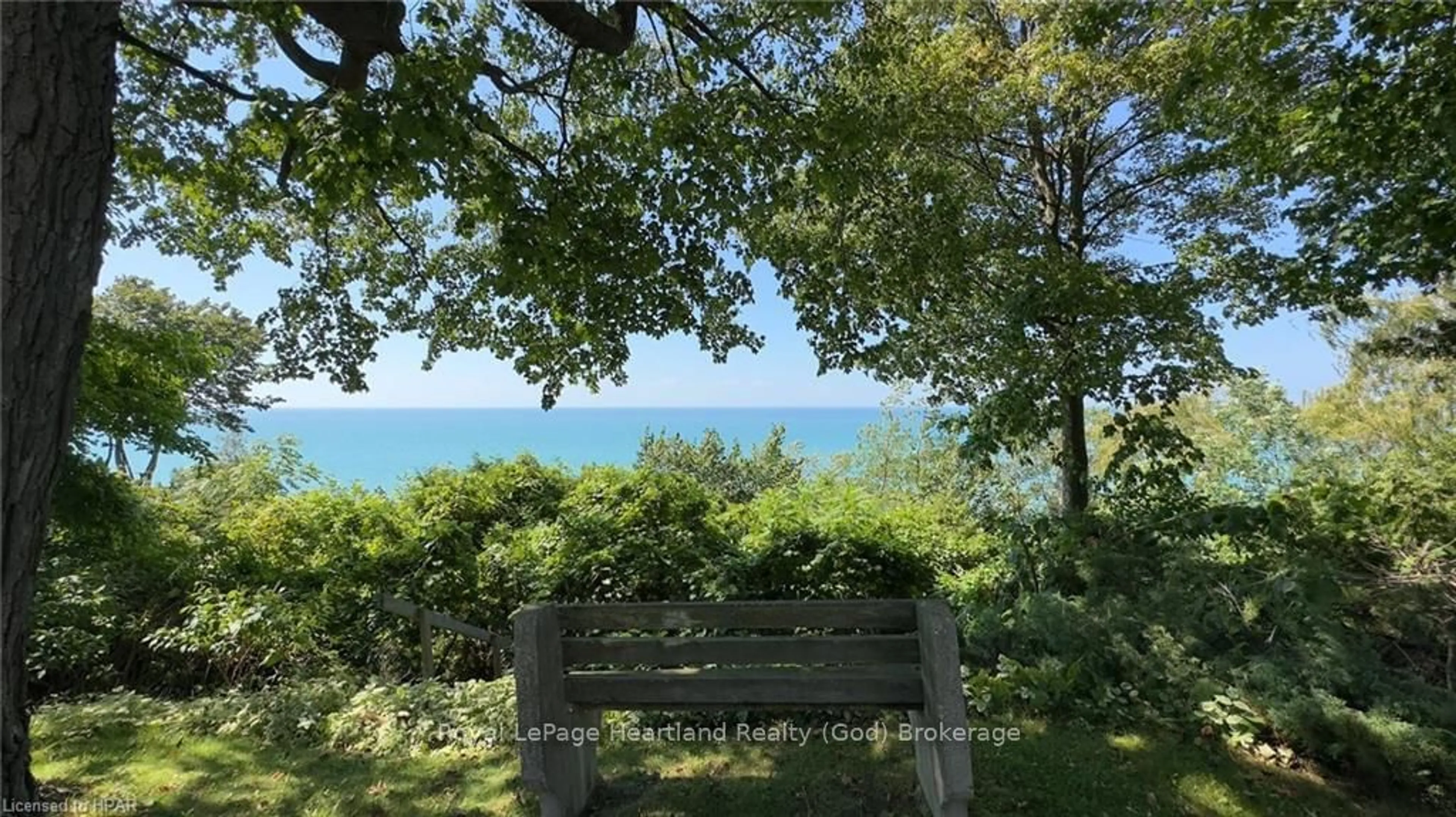 A pic from exterior of the house or condo, the fenced backyard for 27 BLUEWATER Dr, Central Huron Ontario N7A 3X8