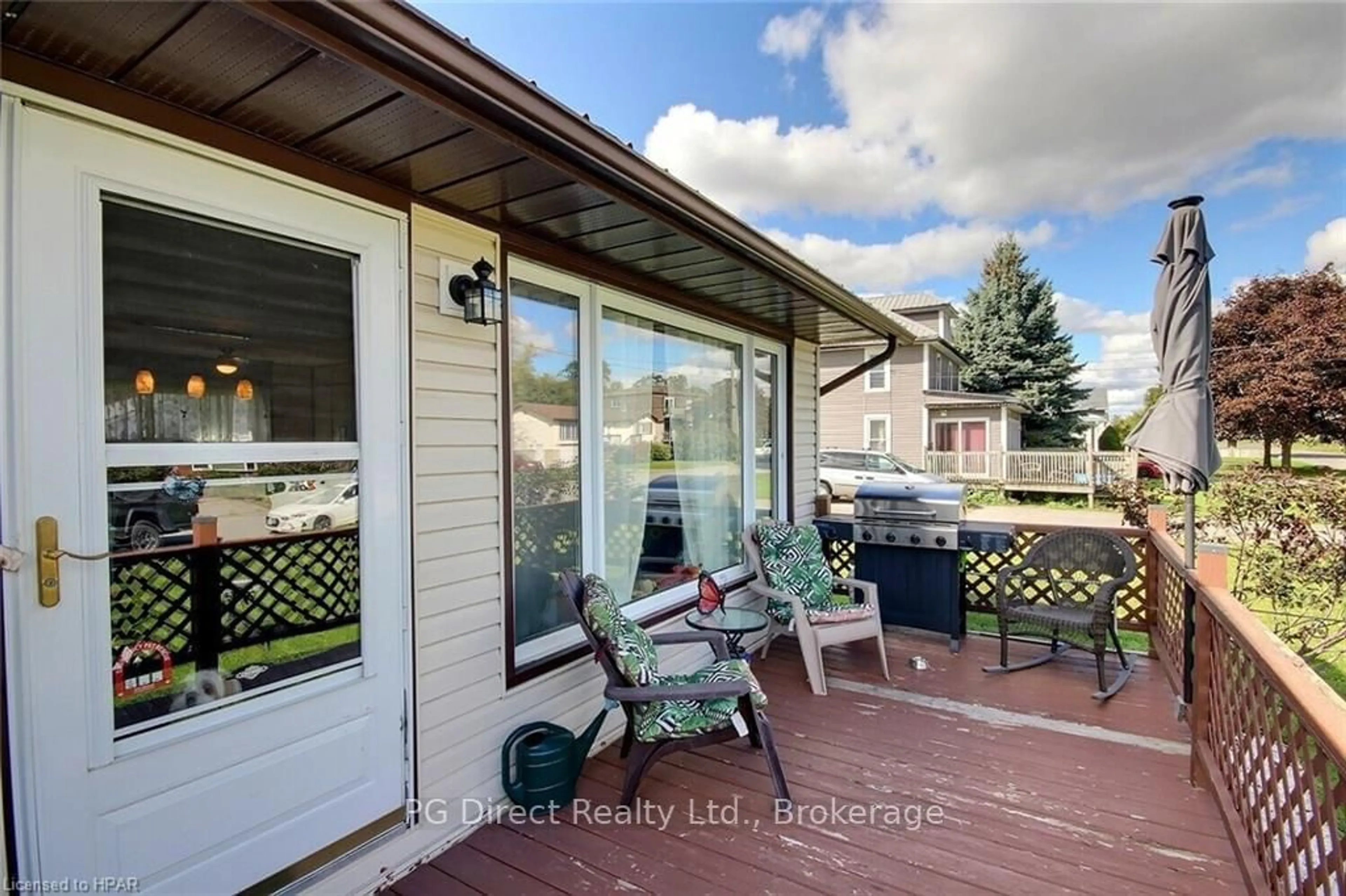 Patio, the fenced backyard for 24 MCNICHOL Ave, Quinte West Ontario K8V 2R6