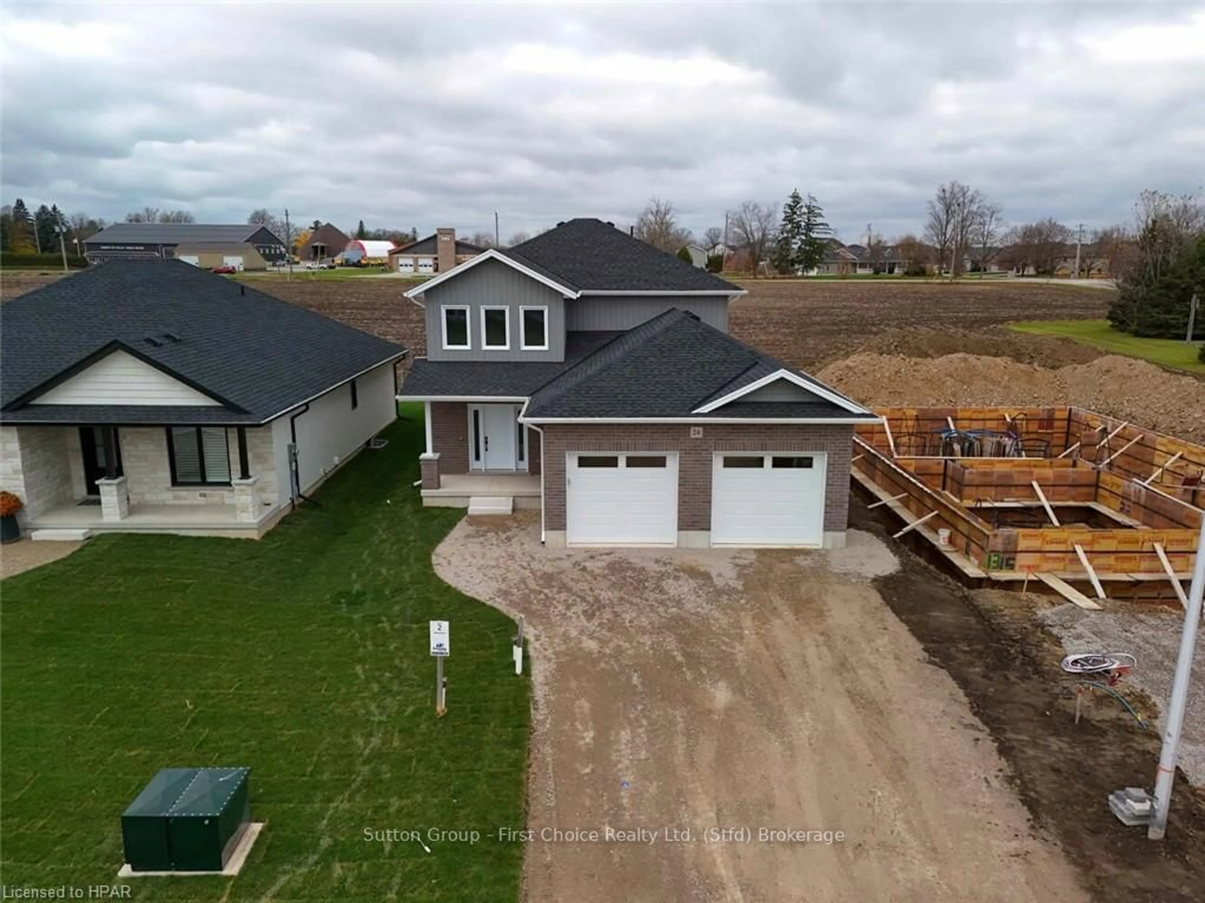 Frontside or backside of a home, the street view for 24 NELSON St, West Perth Ontario N0K 1N0