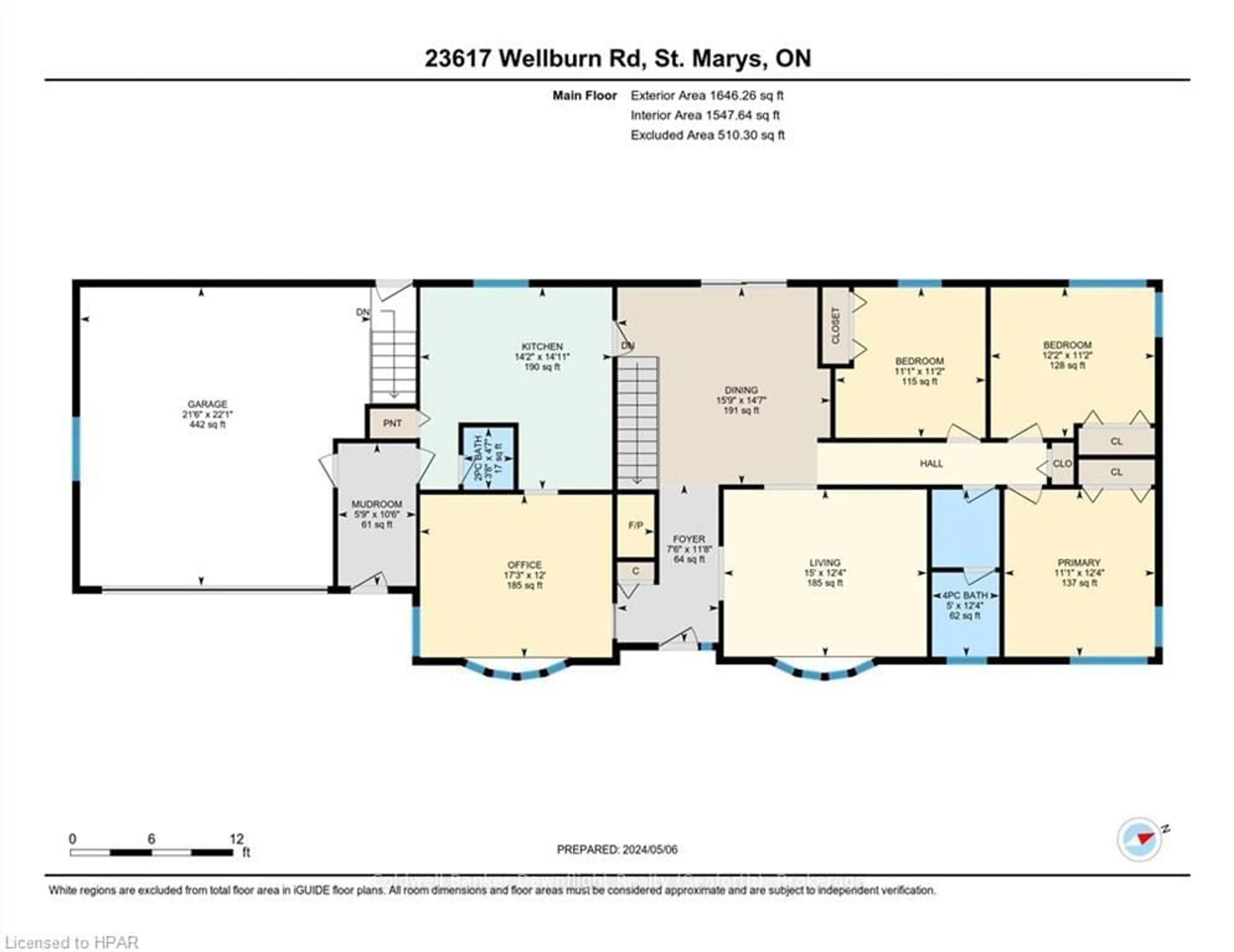 Floor plan for 23617 WELLBURN Rd, Thames Centre Ontario N4X 1C6