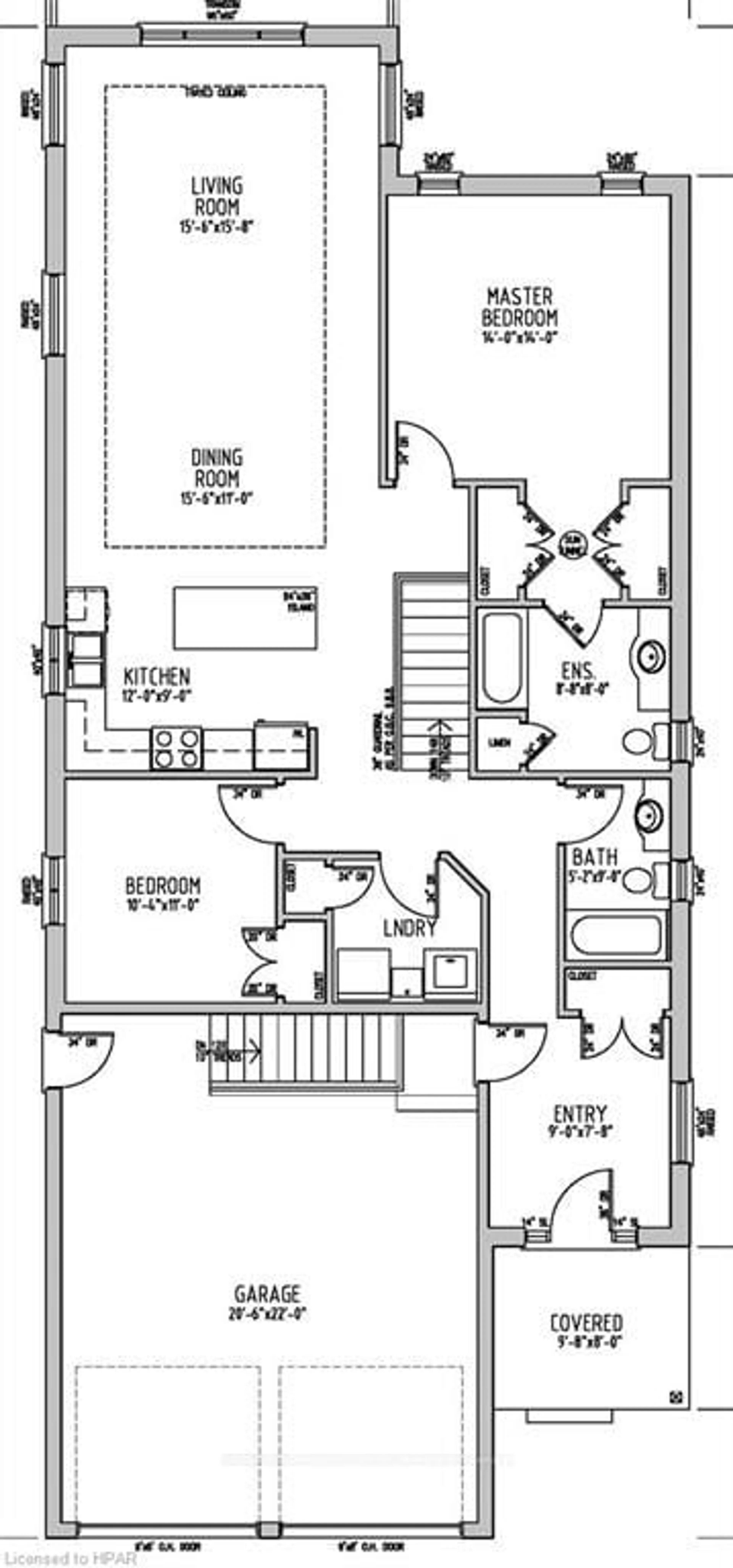 Floor plan for 119 GLASS St, St. Marys Ontario N4Z 1A4