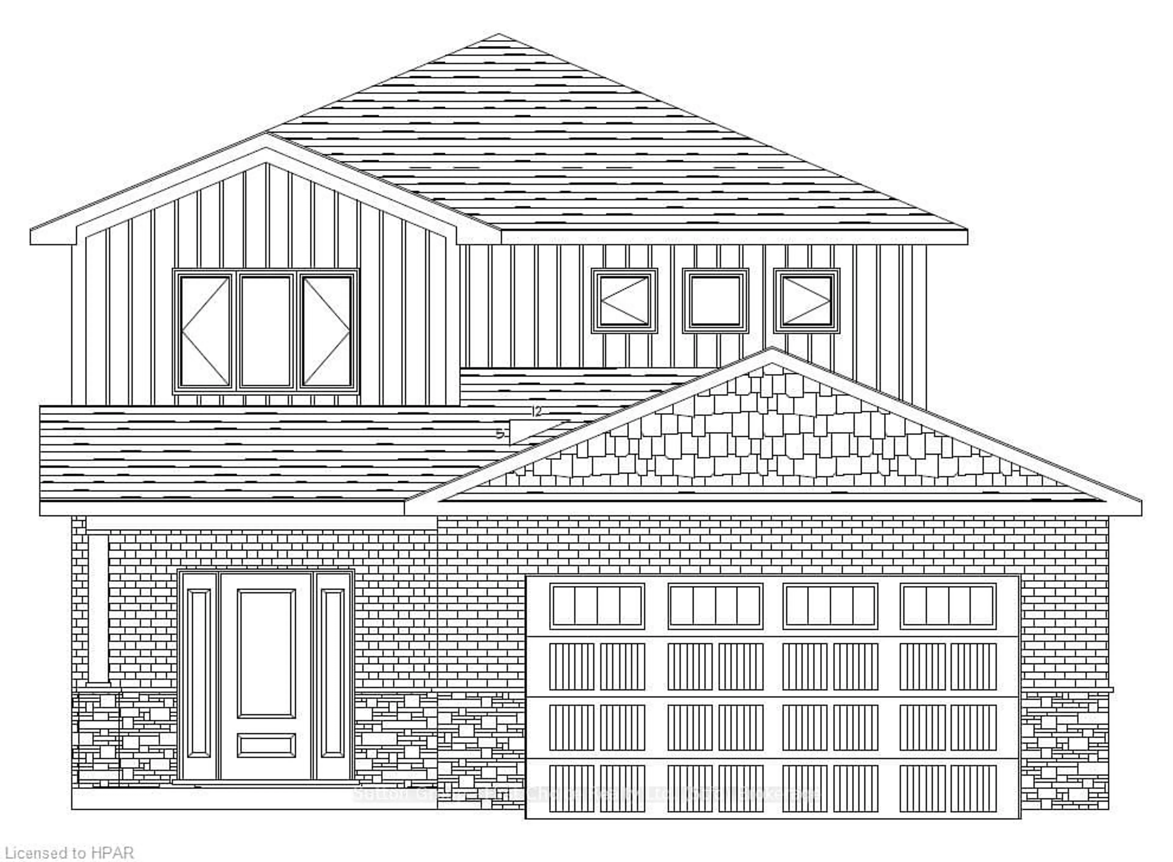 Home with brick exterior material, building for LOT 9 NELSON St, West Perth Ontario N0K 1N0