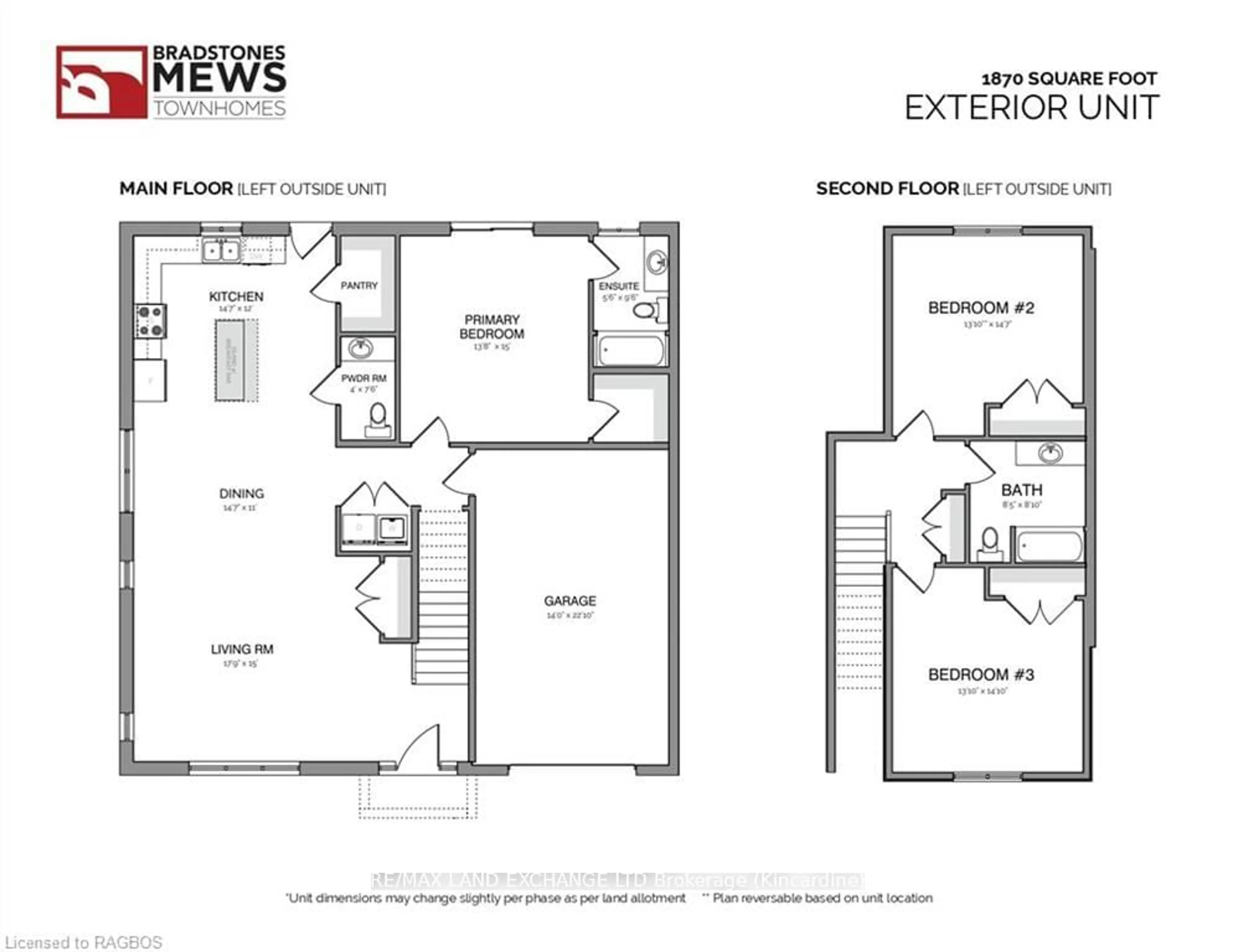 Floor plan for 8 GOLF LINKS Rd #5, Kincardine Ontario N2Z 0G1