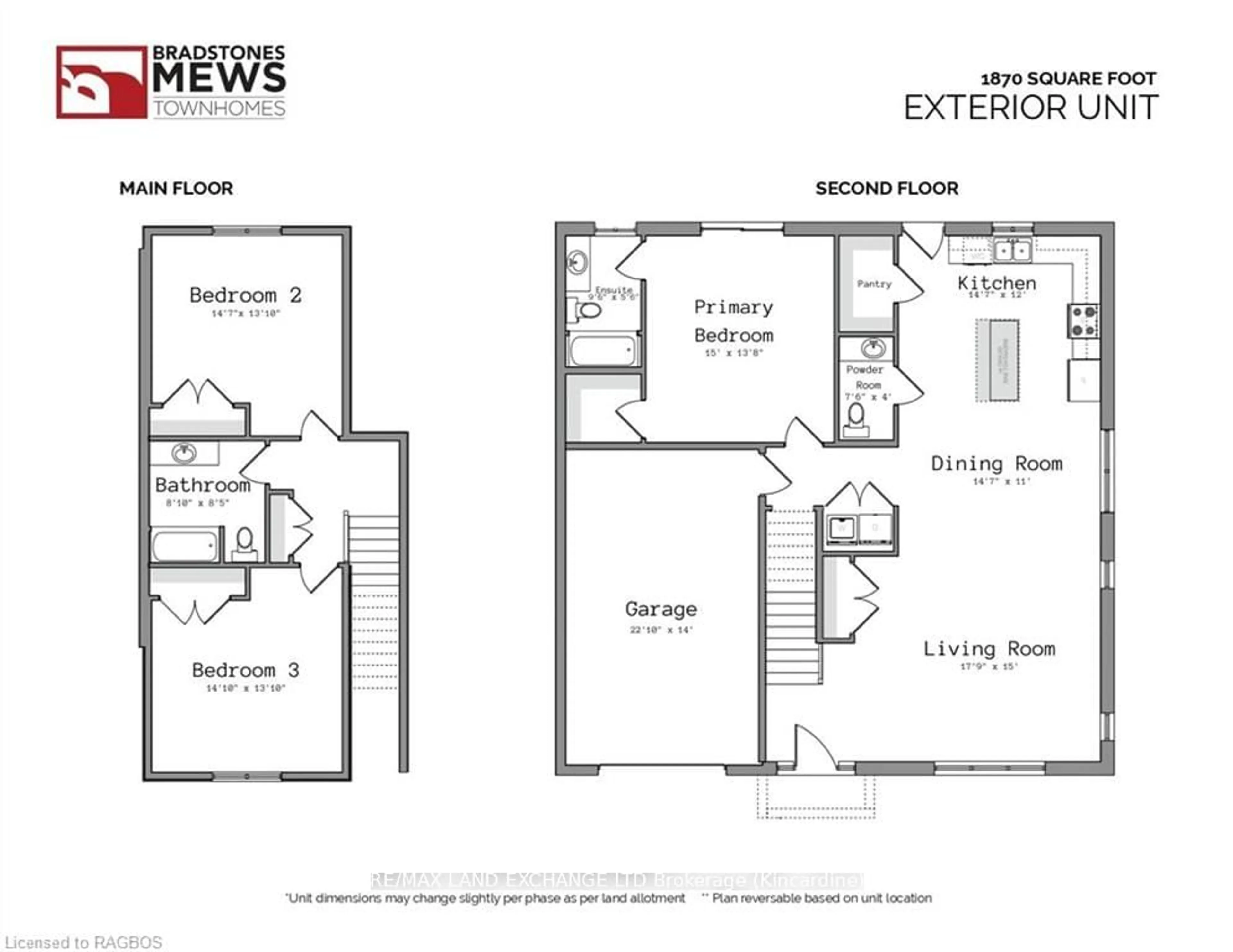 Floor plan for 8 GOLF LINKS Rd #6, Kincardine Ontario N2Z 0G1