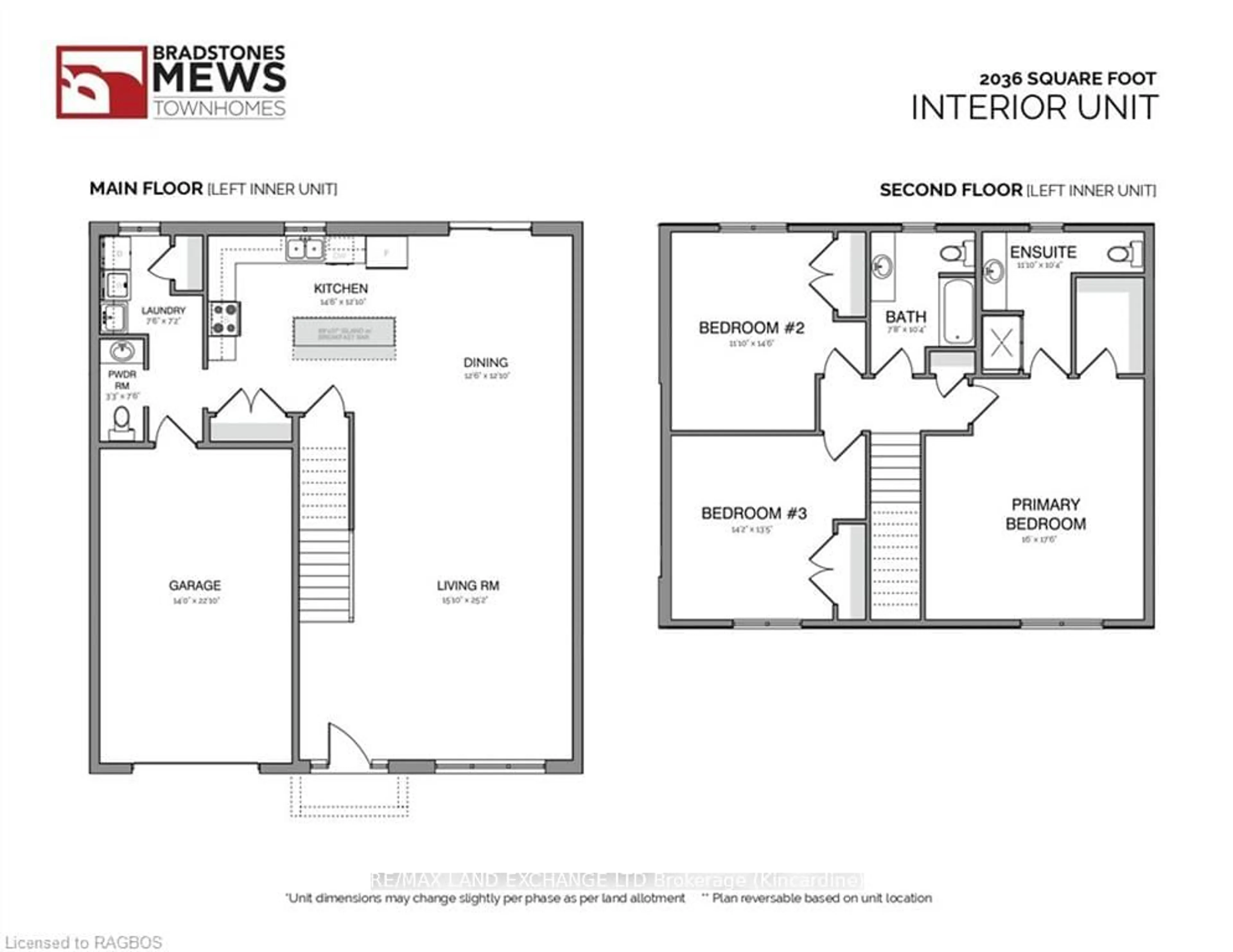 Floor plan for 8 GOLF LINKS Rd #2, Kincardine Ontario N2Z 0G1