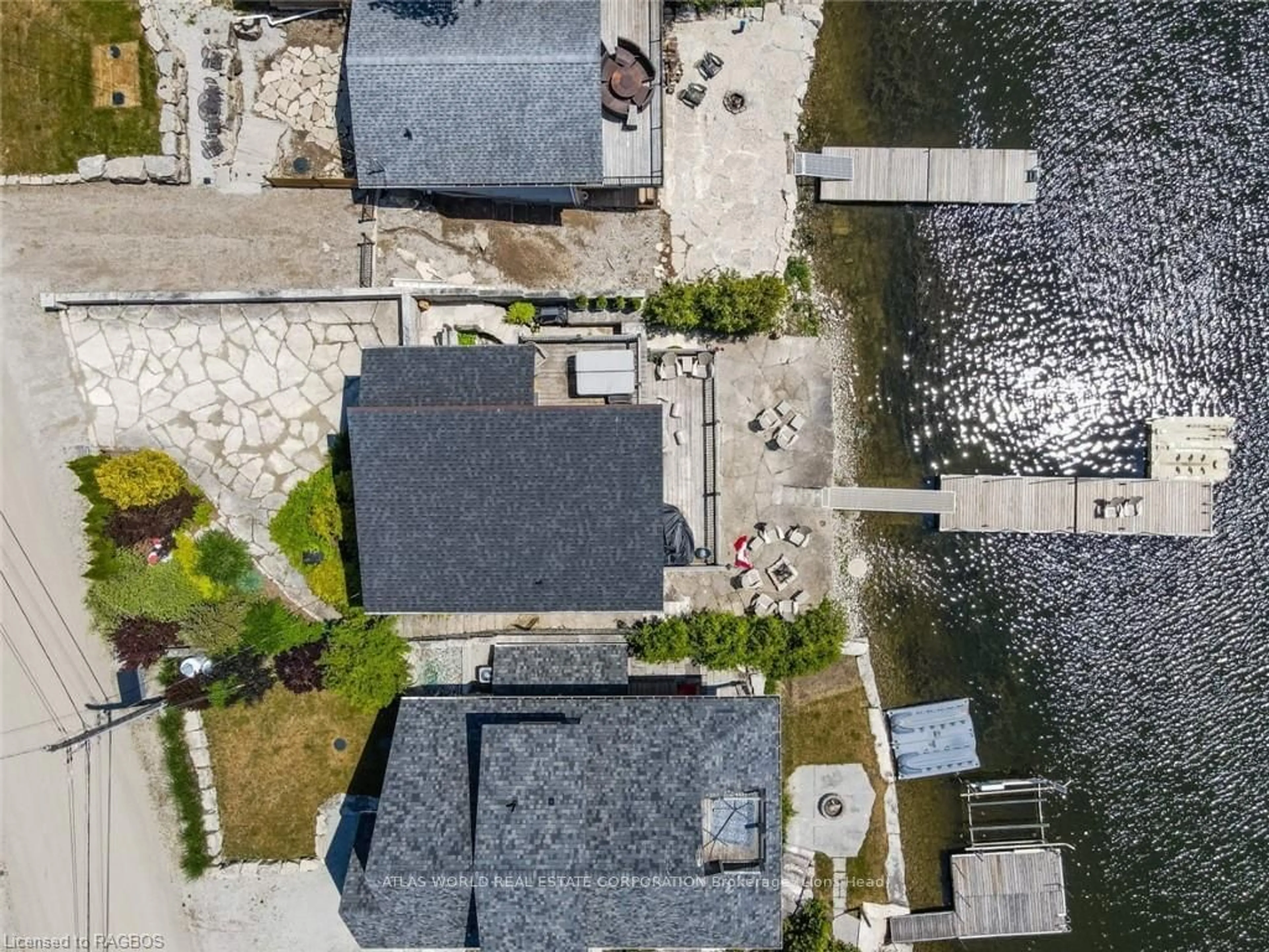 Frontside or backside of a home, the street view for 38 NORTH SHORE Rd, Northern Bruce Peninsula Ontario N0H 1W0