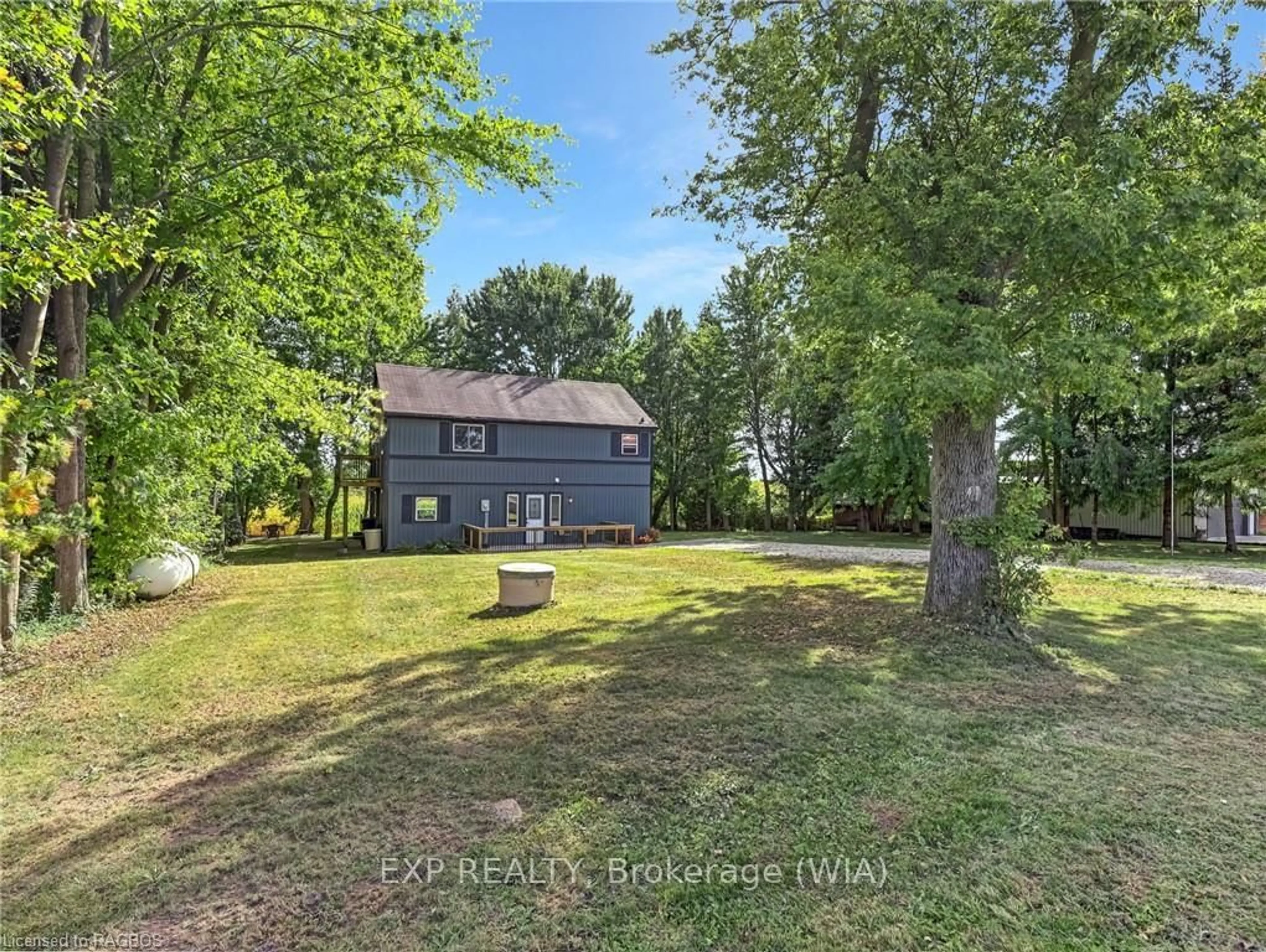 Frontside or backside of a home, the fenced backyard for 905990 TOWNSHIP ROAD 12, Blandford-Blenheim Ontario N0J 1B0