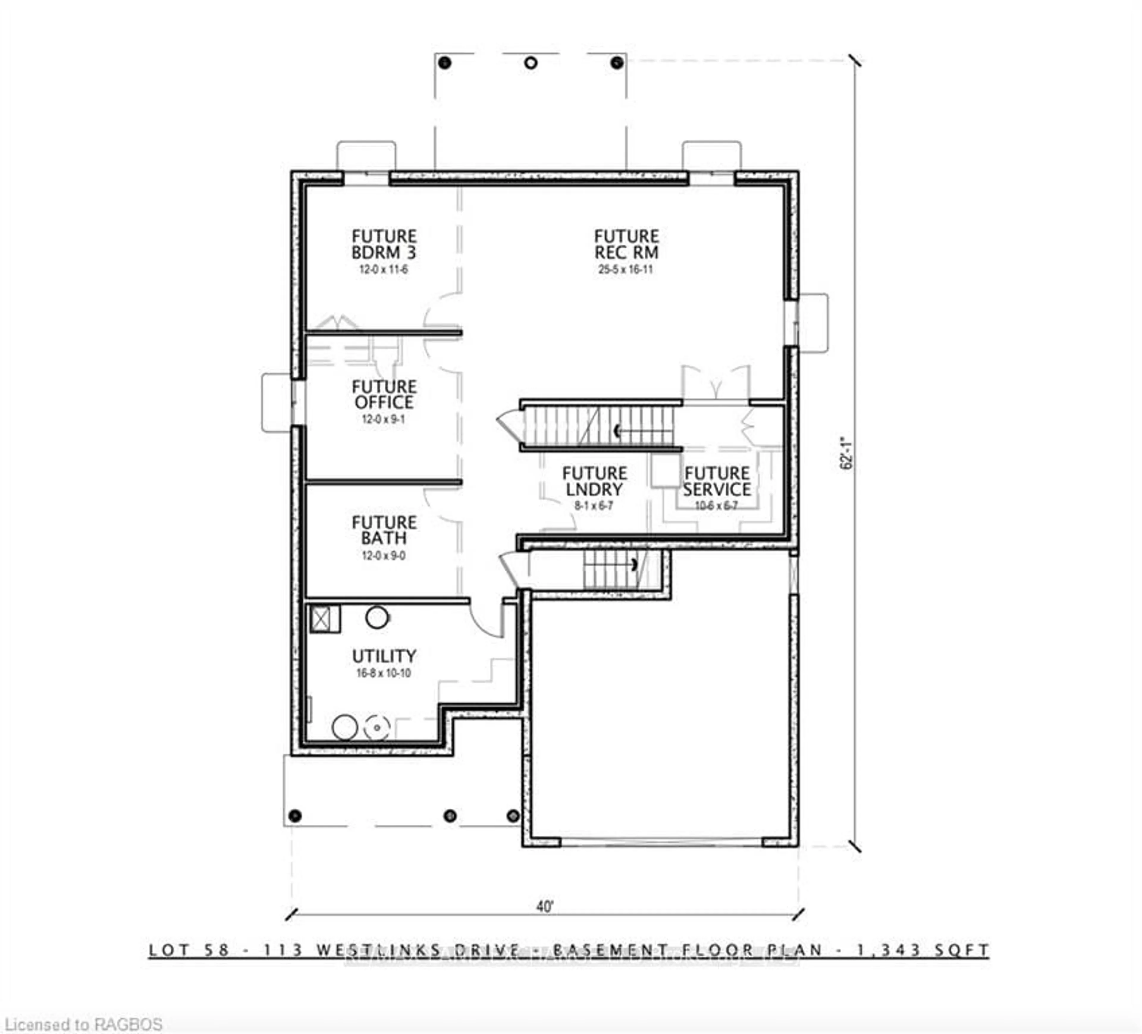 Floor plan for 113 WESTLINKS Dr #LOT 29, Saugeen Shores Ontario N0H 2C3