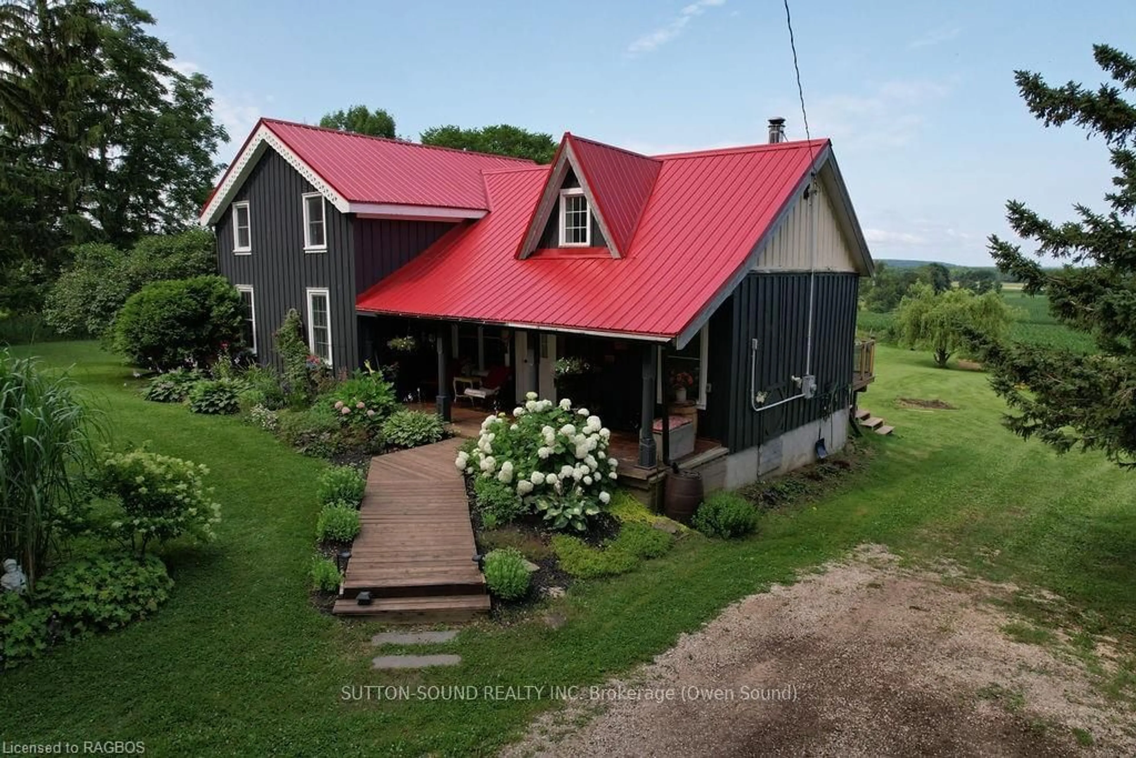 Frontside or backside of a home, cottage for 598476 2ND, Meaford Ontario N4K 5W4