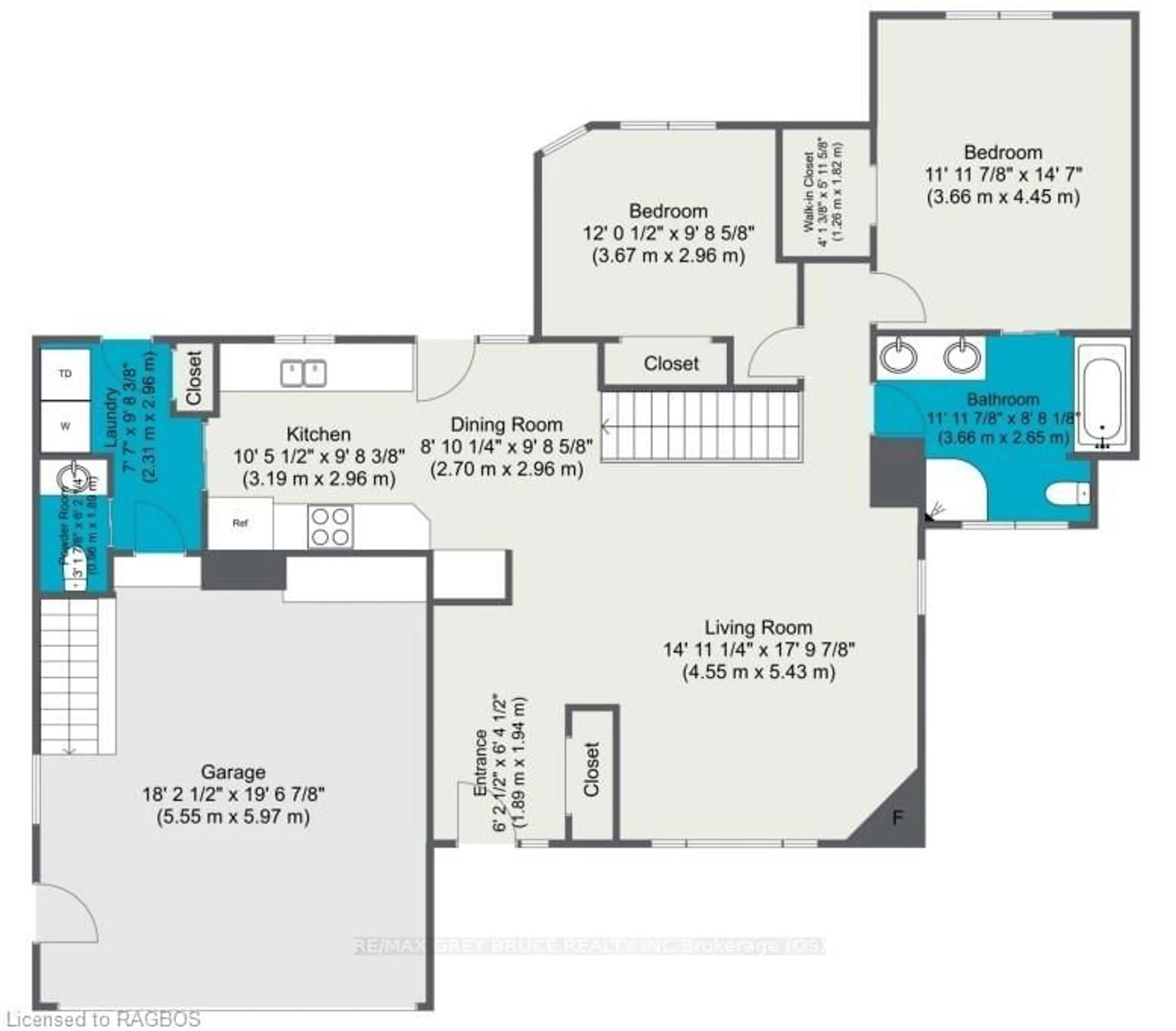 Floor plan for 245 2ND, Owen Sound Ontario N4K 6X2