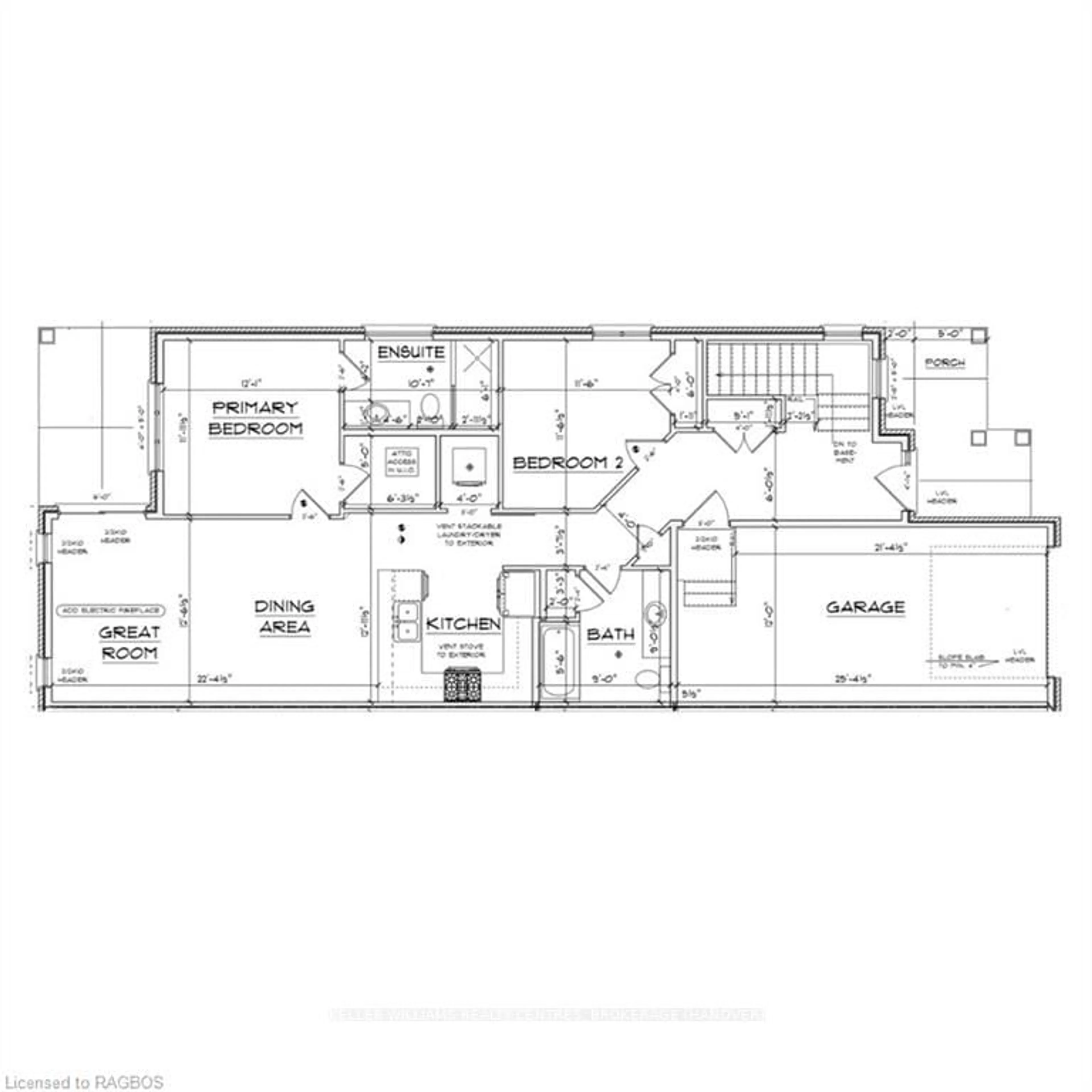 Floor plan for 813 22ND, Hanover Ontario N4N 0C5