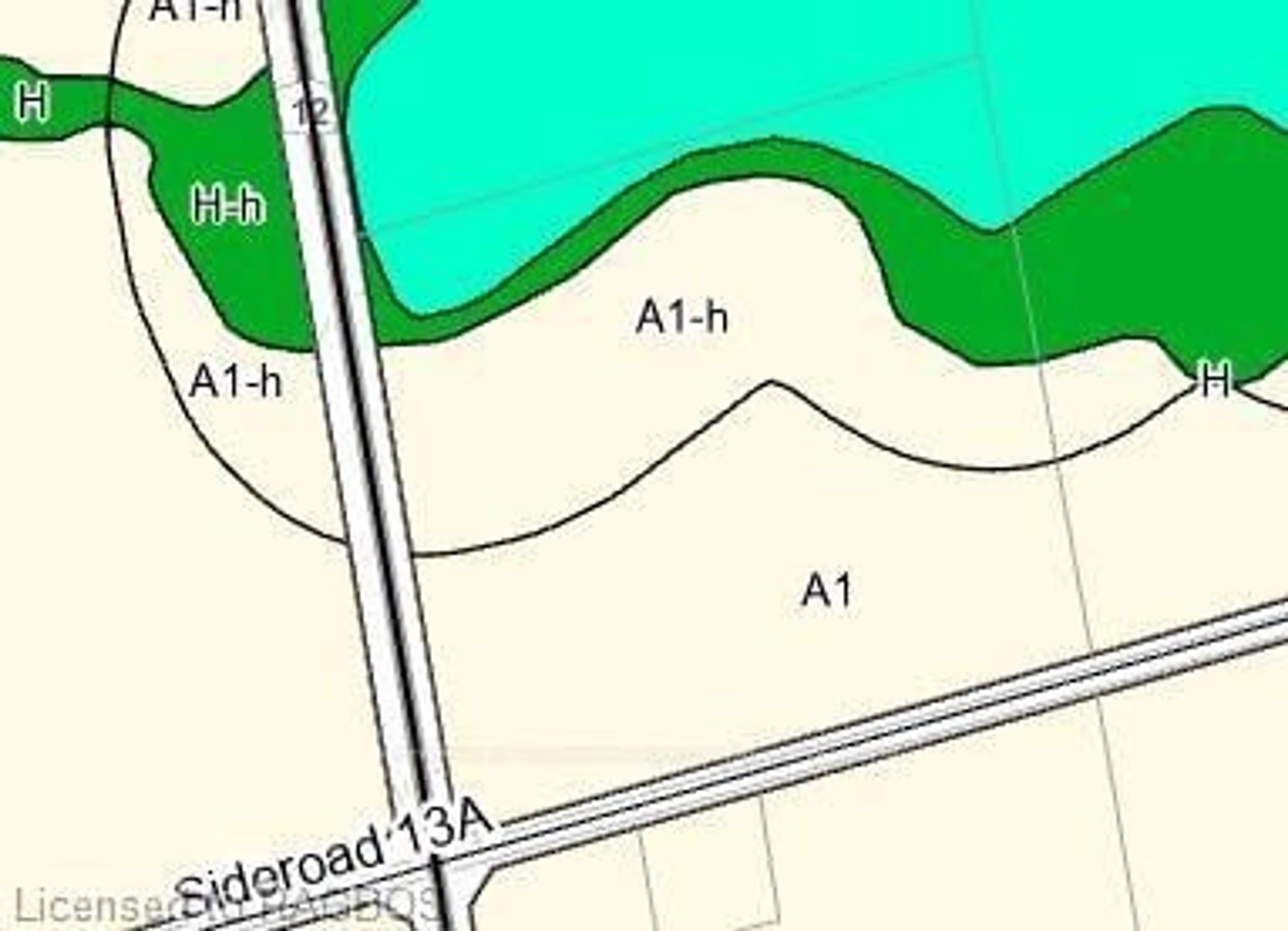 Picture of a map for 605303 13A Sdrd, Grey Highlands Ontario N0C 1H0