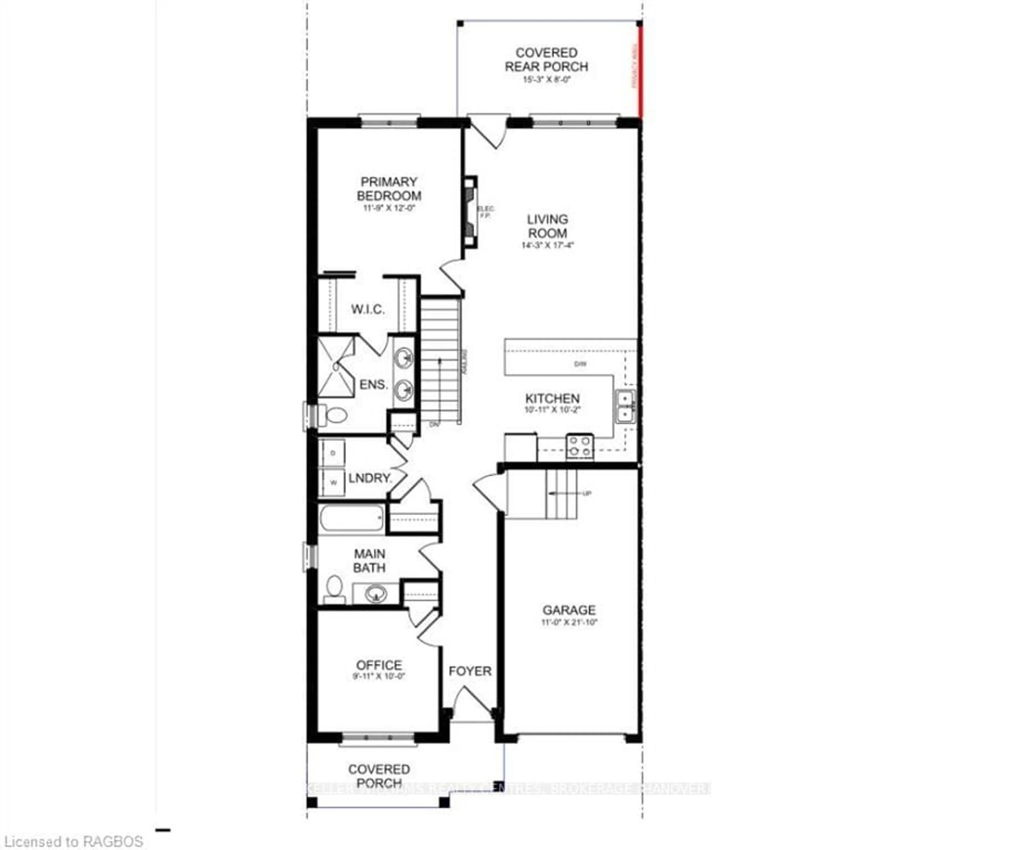 Floor plan for 853 22ND Avenue A, Hanover Ontario N4N 0C5