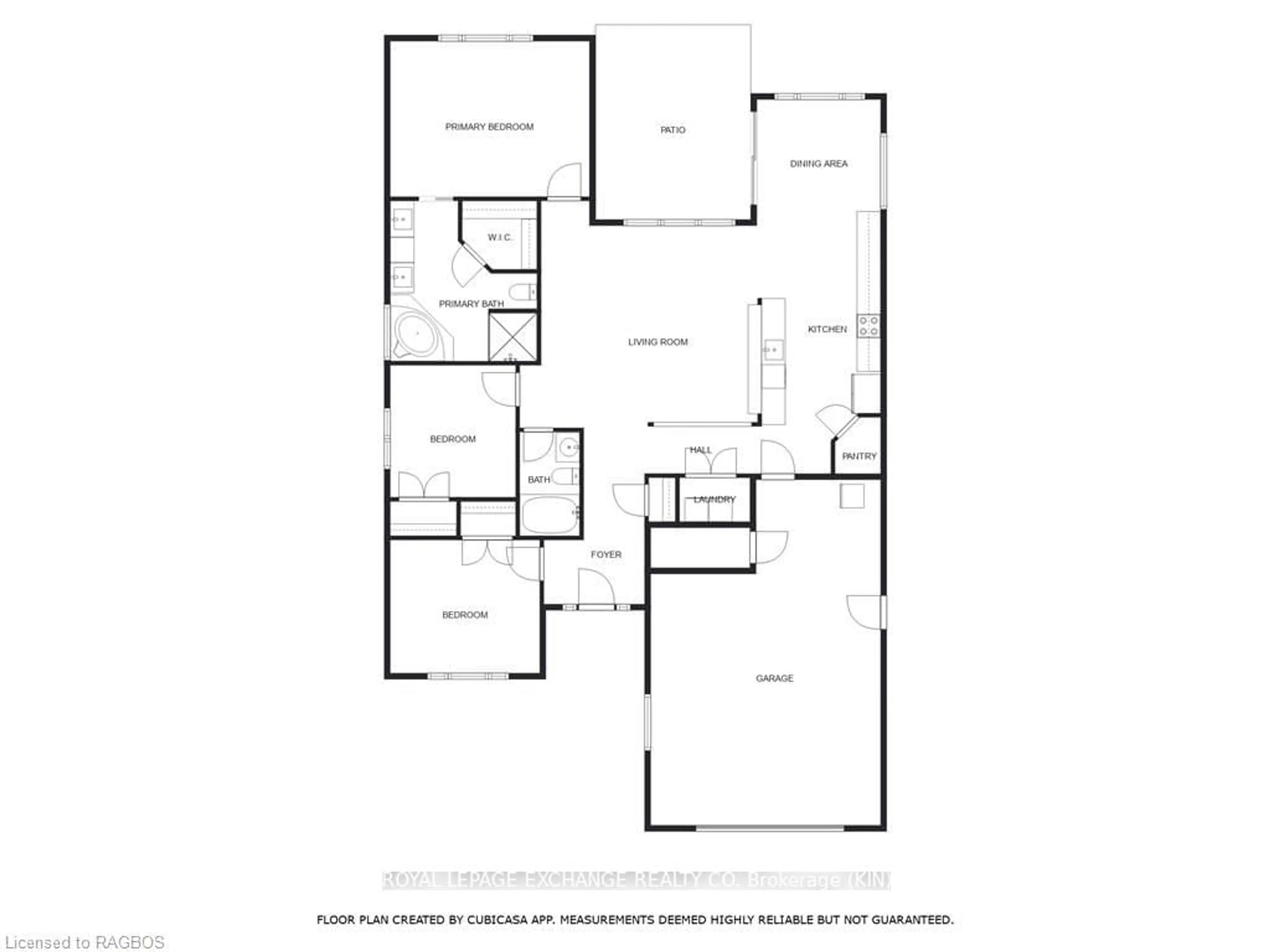 Floor plan for 207 CARLOWAY Tr, Huron-Kinloss Ontario N2Z 0A4