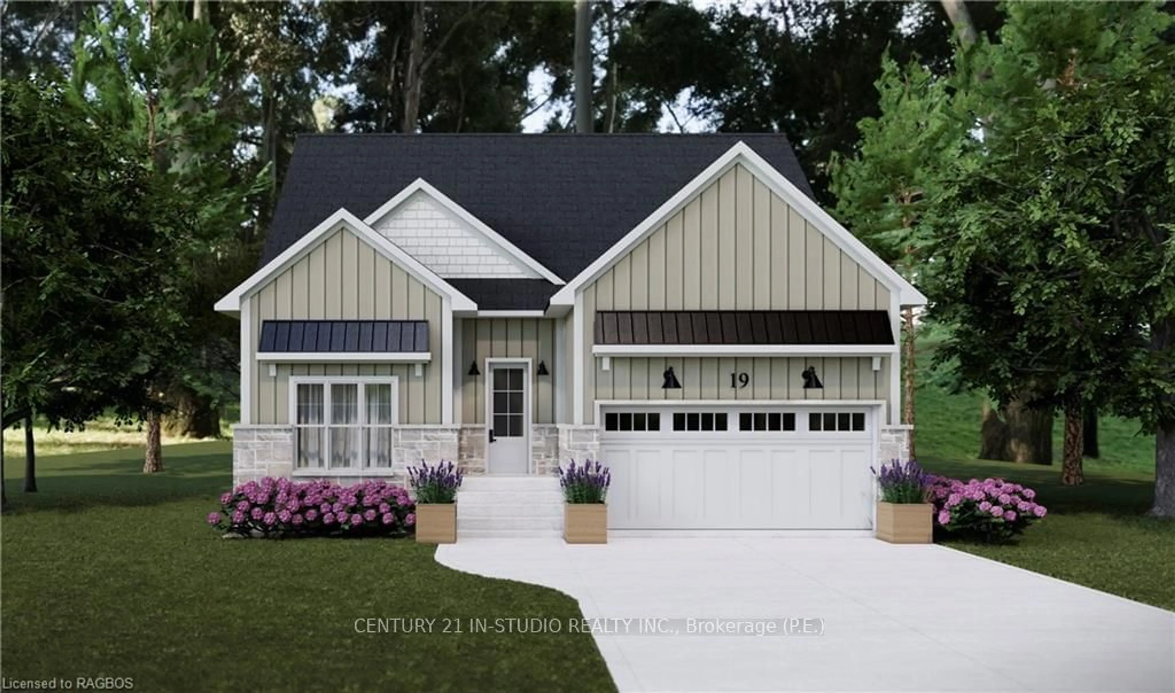 Home with vinyl exterior material for 19 GRENVILLE St, Saugeen Shores Ontario N0H 2L0