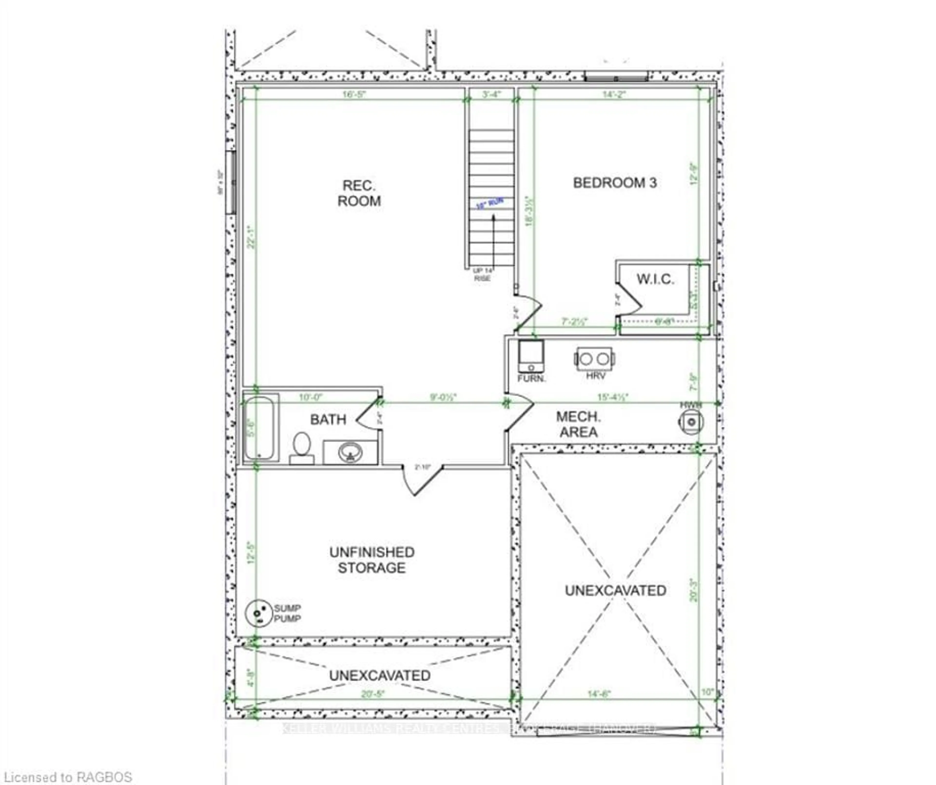 Floor plan for 431 PARK St, West Grey Ontario N0G 1R0